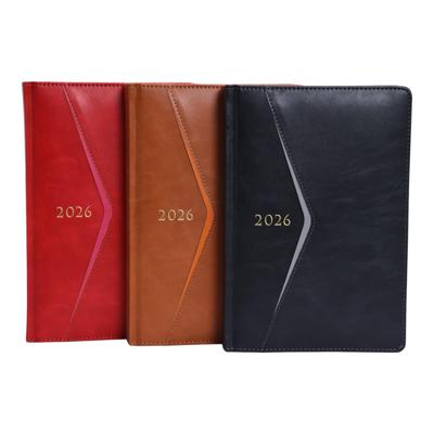 AGENDA 2026 A5 BORDE DORADO PAPEL AMARILLO 184 PAGINAS
