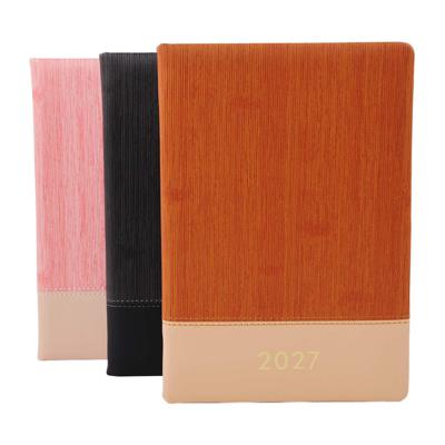 AGENDA 2027 A5 BORDE DORADO PAPEL AMARILLO 184 PAGINAS