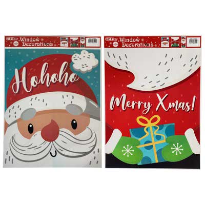 288PCS/CTN 1 SHEET XMAS WINDOW