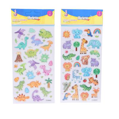 PEGATINAS DECORATIVAS INFANTILES CON GLITTER 2 DISEÑOS SURTIDOS