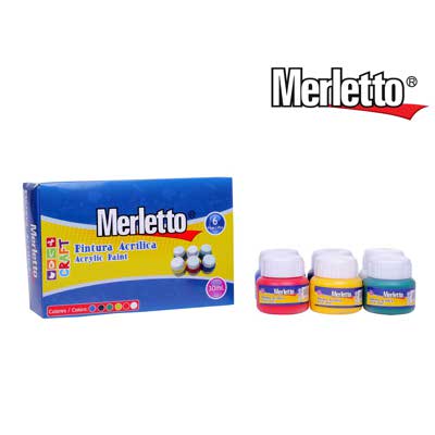 SET DE PINTURA ACRILICA 30ML 6PZ