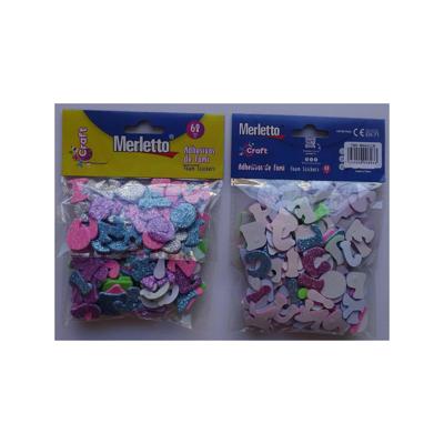 ADHESIVO DE FOMI 160PZA LETRAS Y NUMEROS