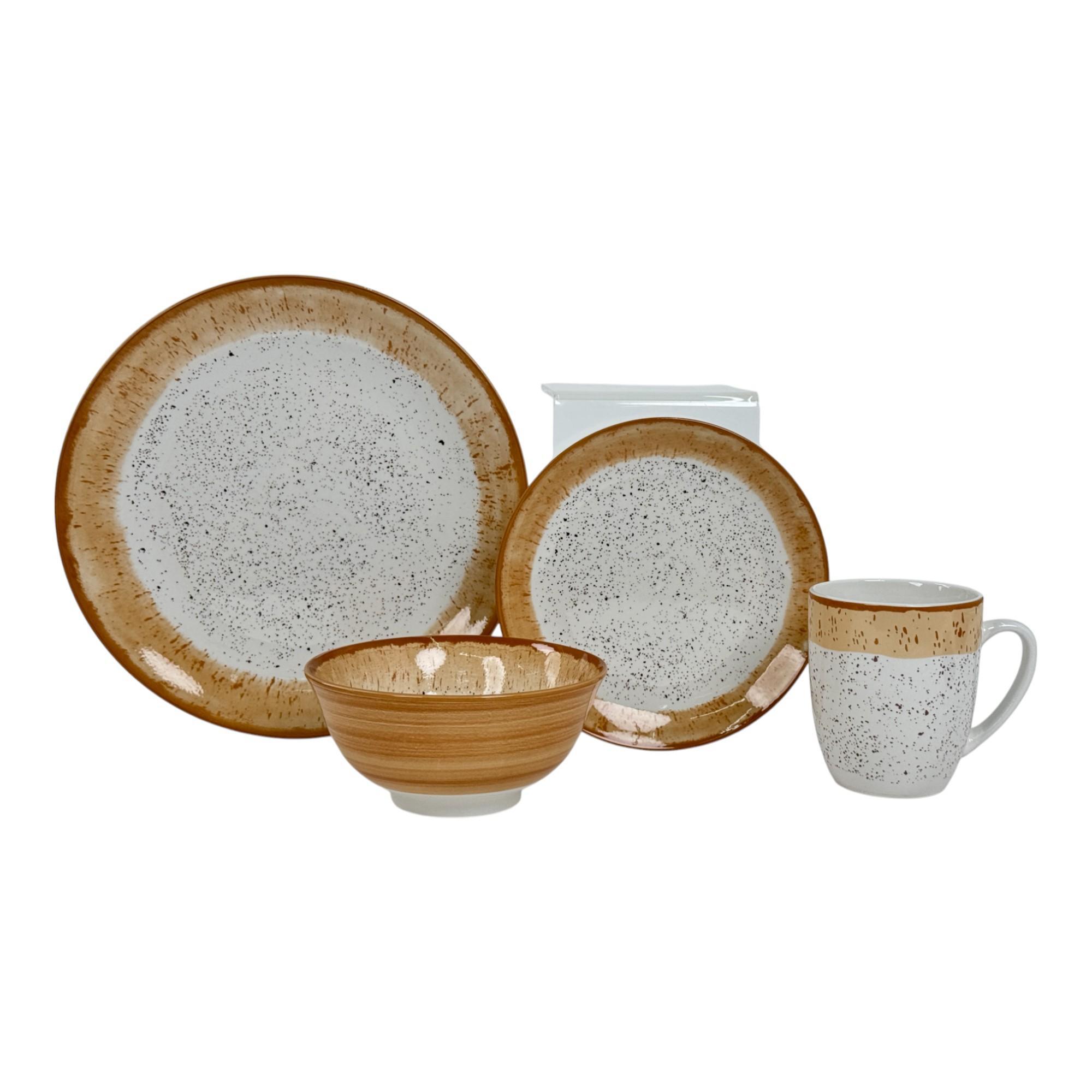 DINNER PLATE 27CM SALAD PLATE19.2CM SOUP BOWL - 410-190009