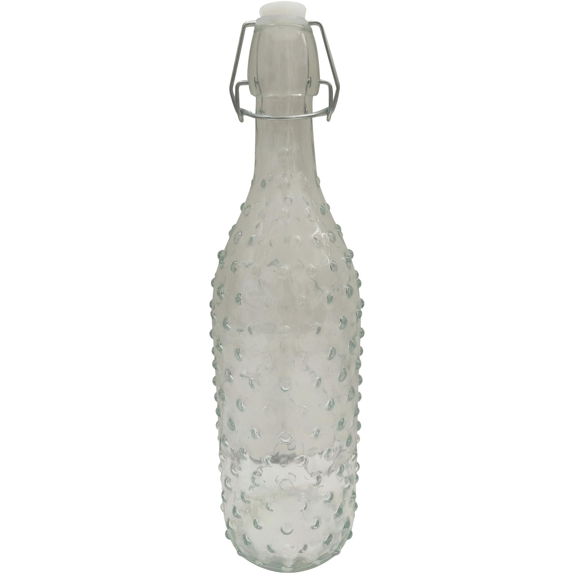 BOTELLA C/TAPA 1000ML 8.8X8.8 - 411-135307