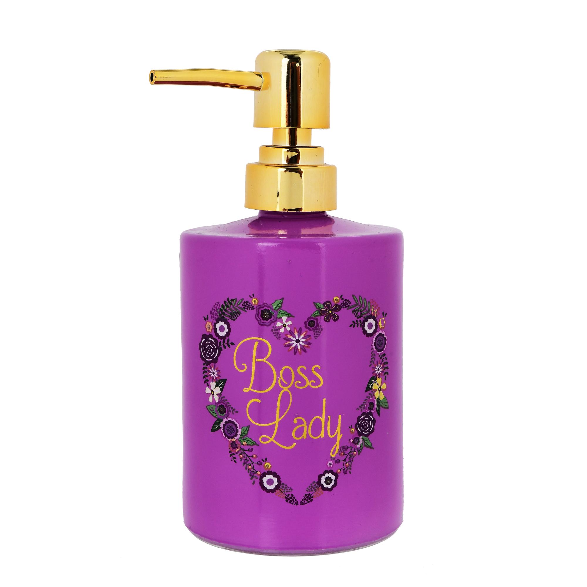 GLASS SOAP DISPENSER - 412-82193