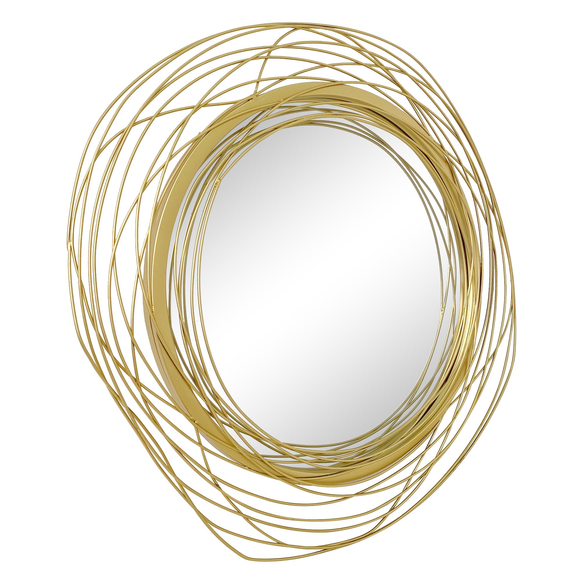 METAL MIRROR WITH FLAT GLASS - 412-890157