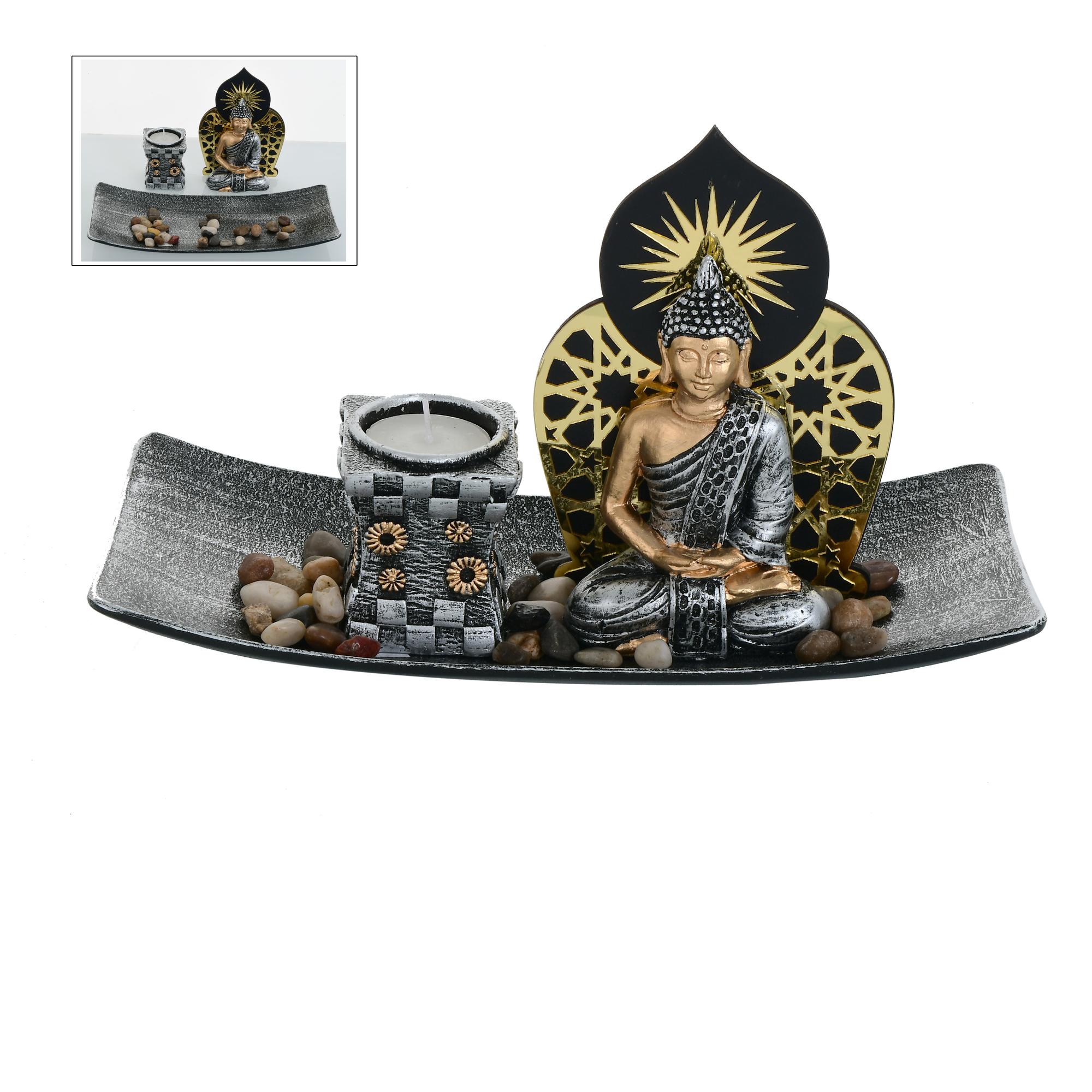 BUDDHA CANDLE HOLDER - 413-050020