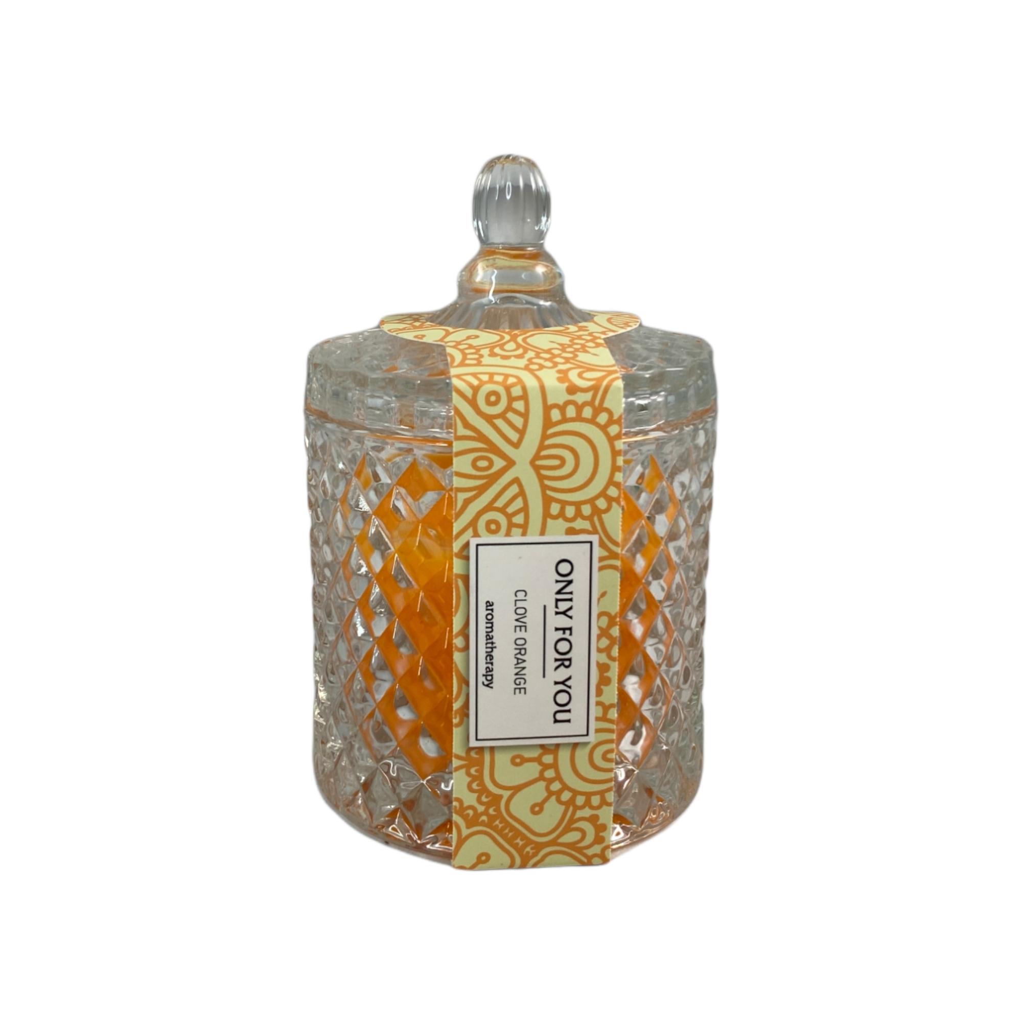 Scented candle in D8.6XH13.2CMglass jarWax weight 170g 3% F - 415-651984