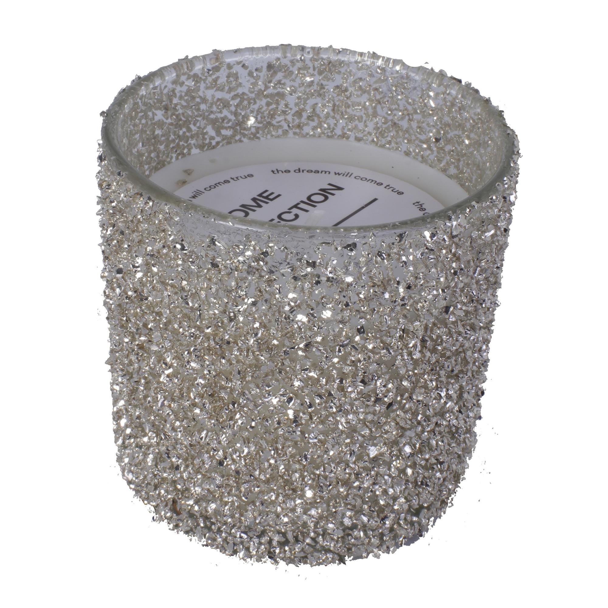 7.7X8CM GLASS CUP WITH CHROMED - 415-84013SF