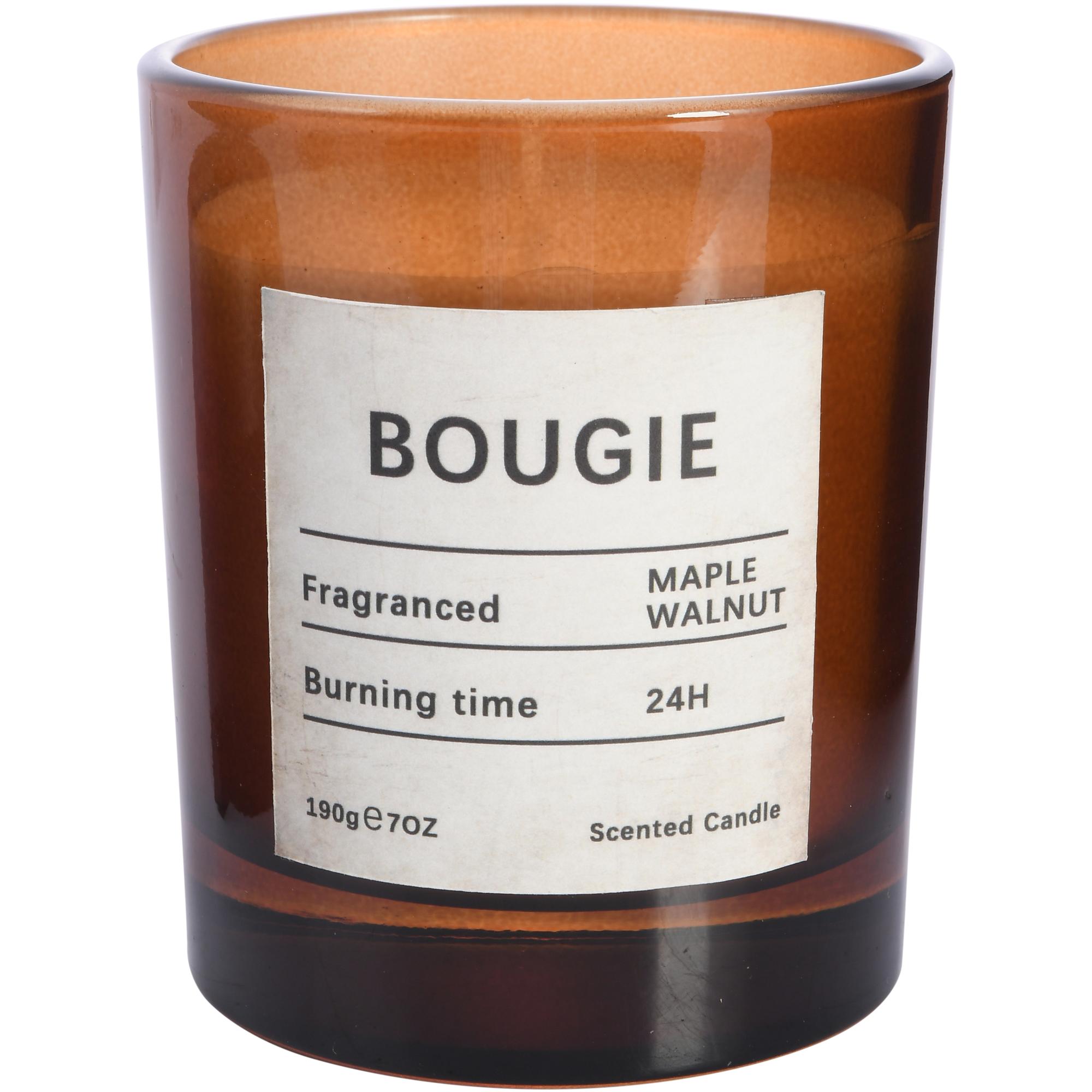 08X9.3CMH GLASS CUP FILL WAX+2%MAPLE WALNU SCENT - 415-84078