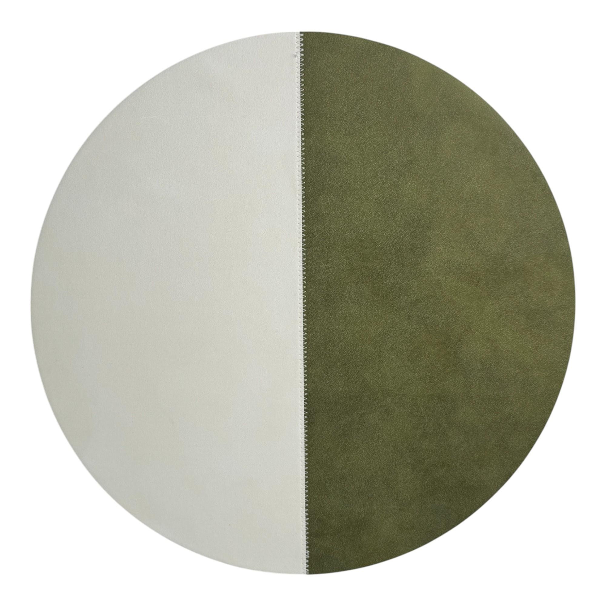 PVC FAUX LEATHER PLACEMAT DIA38CM - 427-36149