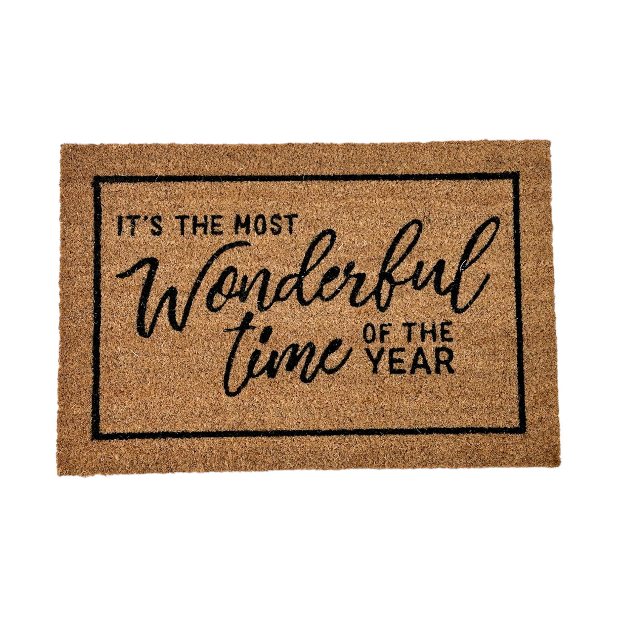 15MM - Vinyl backed Coir mat(VBC) Natural Printed Rectangul - 427-4001296