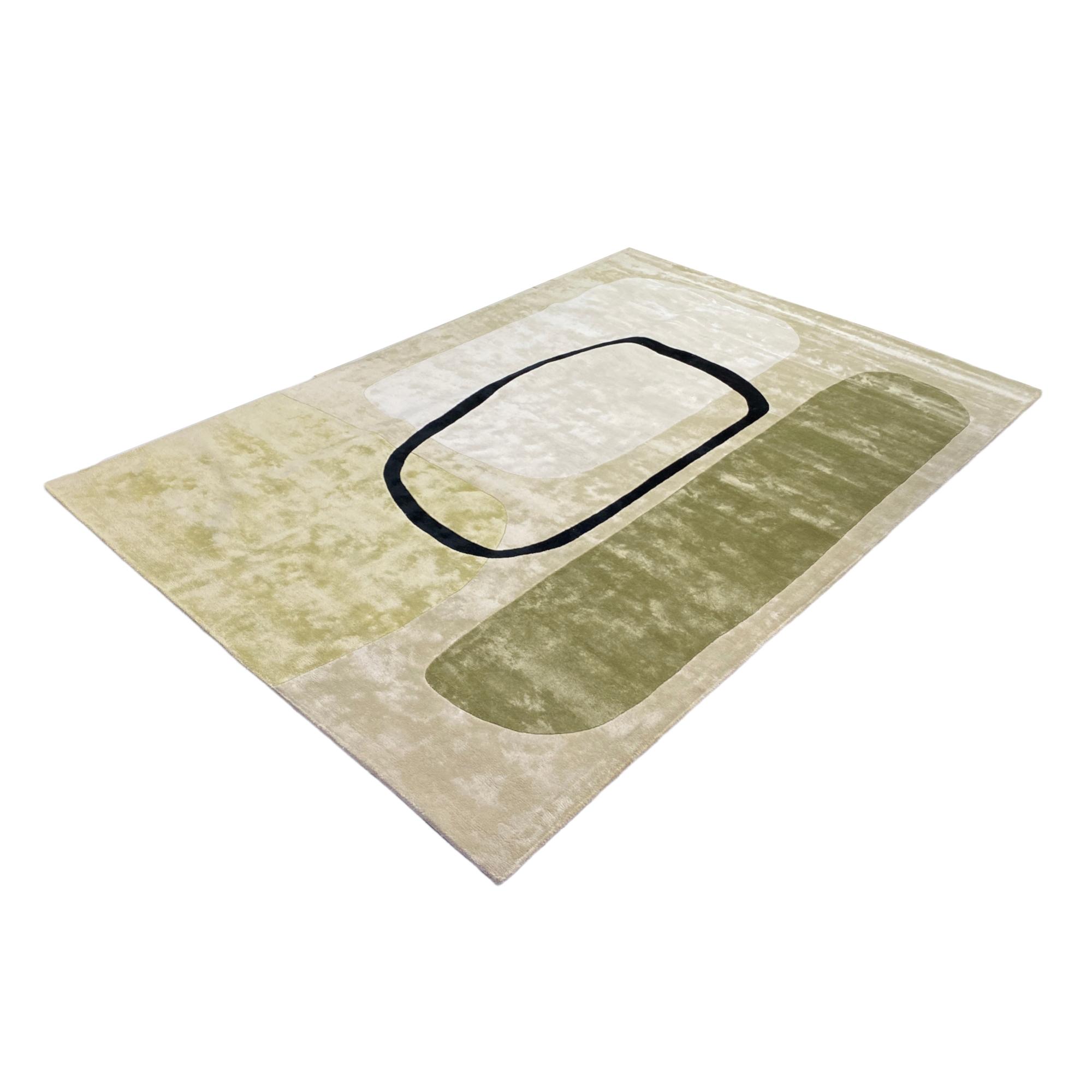 HAND TUFTED VISCOSE RUG - 427-6600085