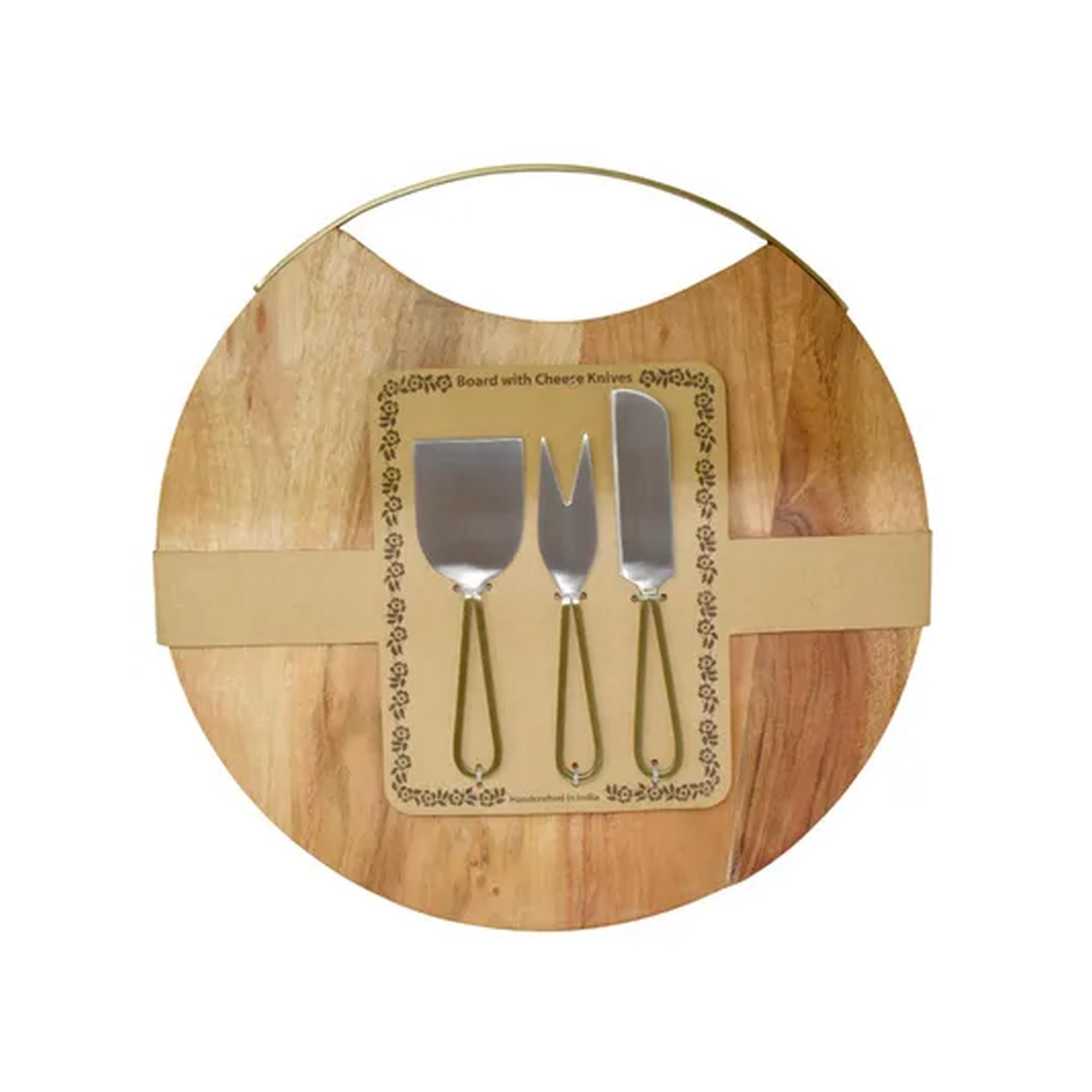 cheese board with cheese set - 429-6000181