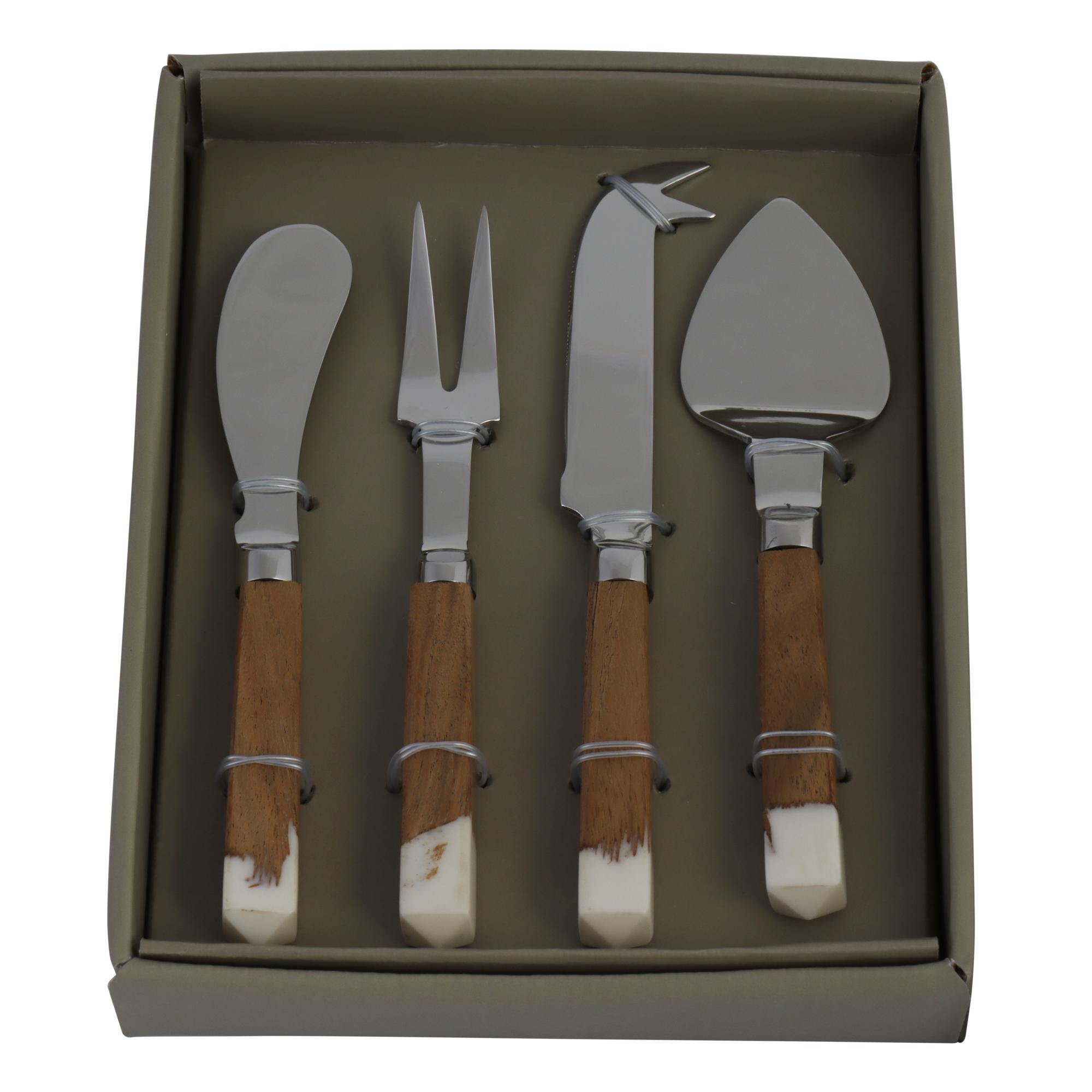 S/4 CHEESE SET BAMBOO - 429-66000029