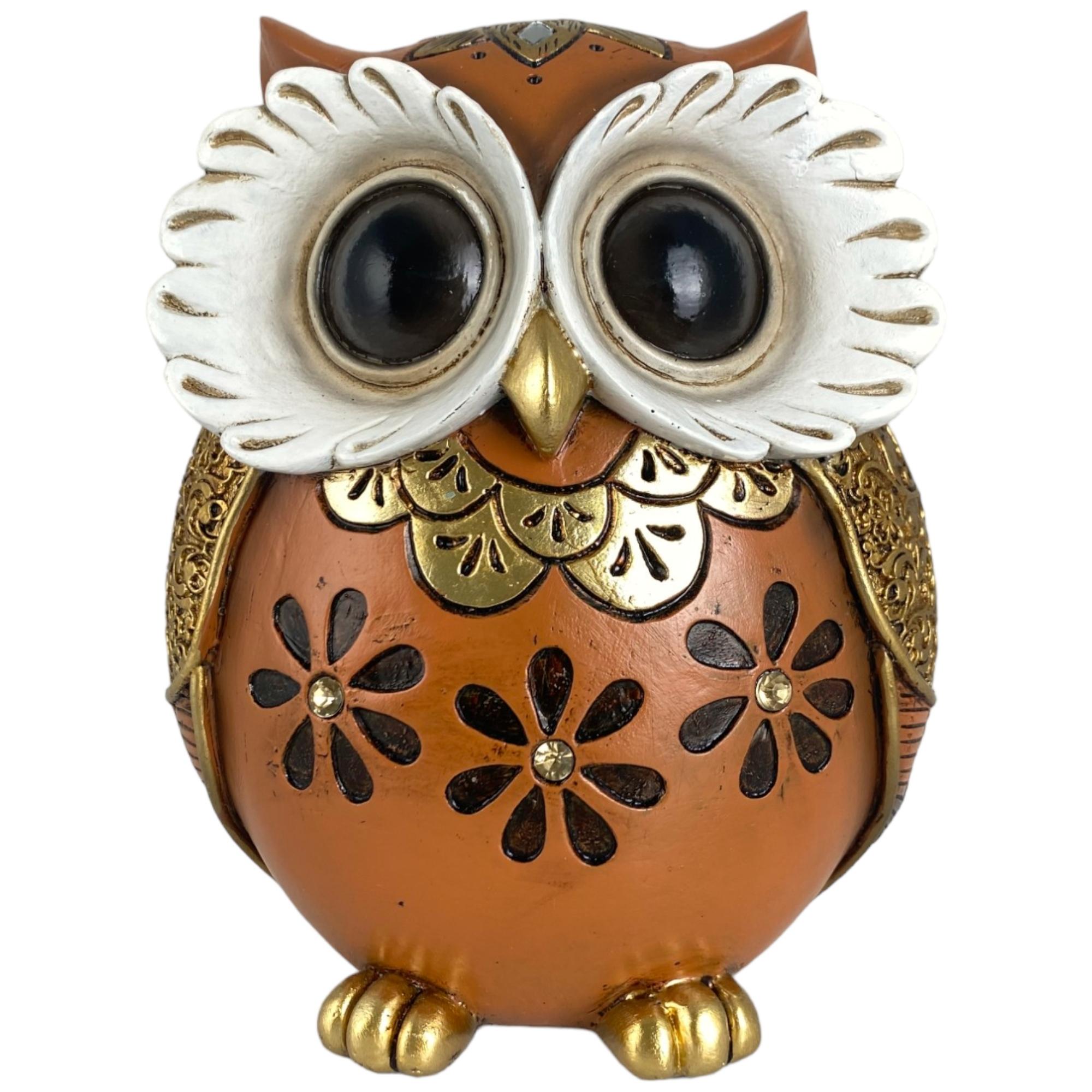 CORUJA DE DECORAÇÃO 14X9X18 CM - 437-0411063