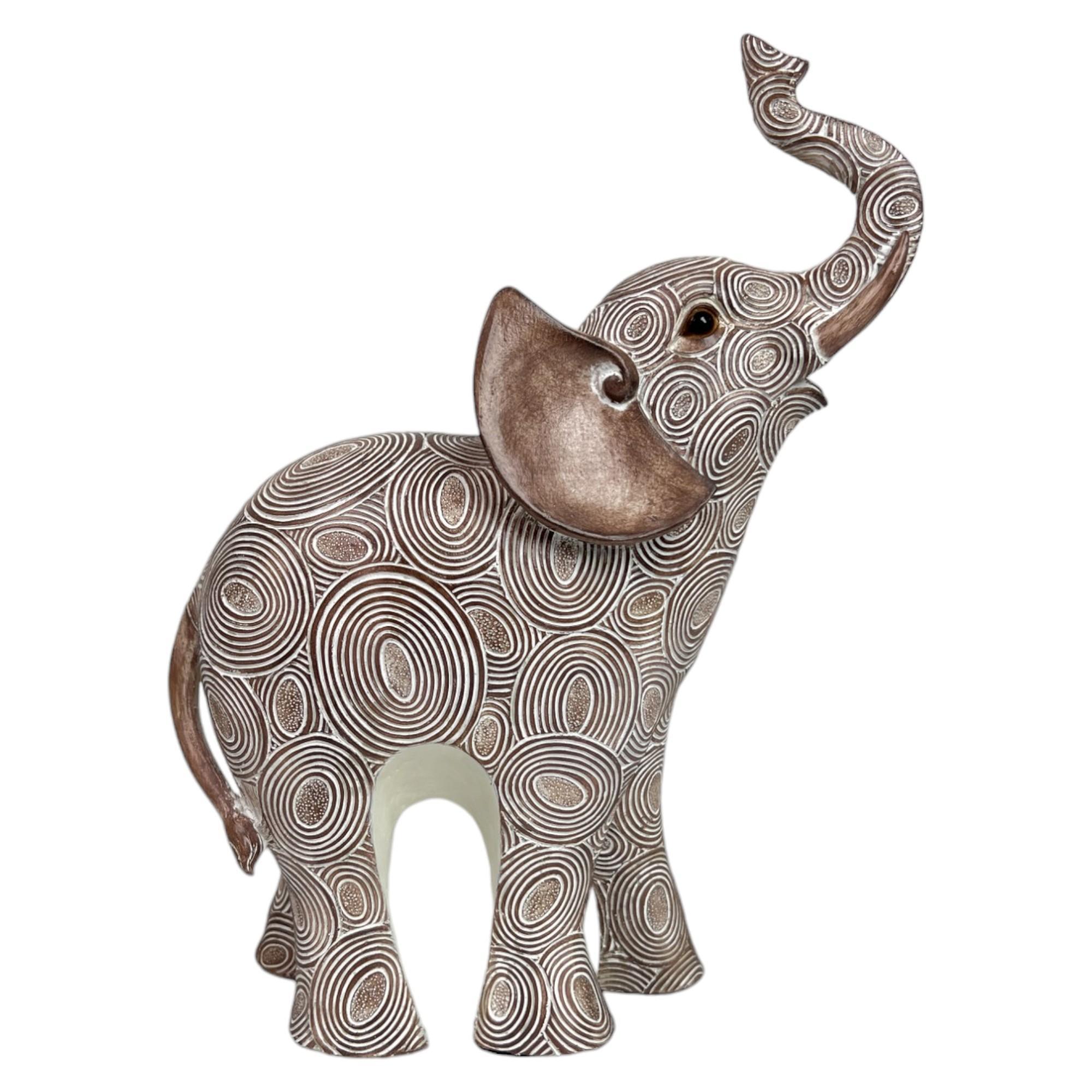 DECORAÇÃO DE ELEFANTE 24,50X10,50X33CM - 437-0420070