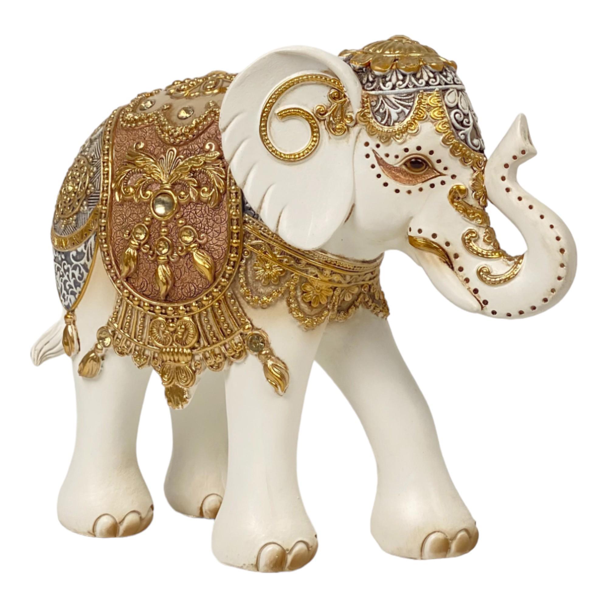 ELEFANTE DE DECORAÇÃO 9X21,50X19CM - 437-0420125