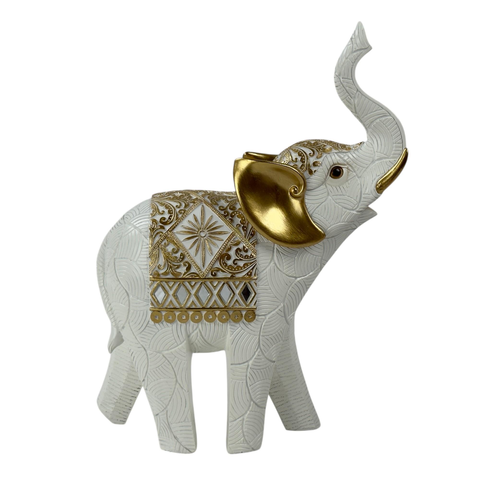 ELEFANTE DECOR 25X11X33.5CM - 437-0420259