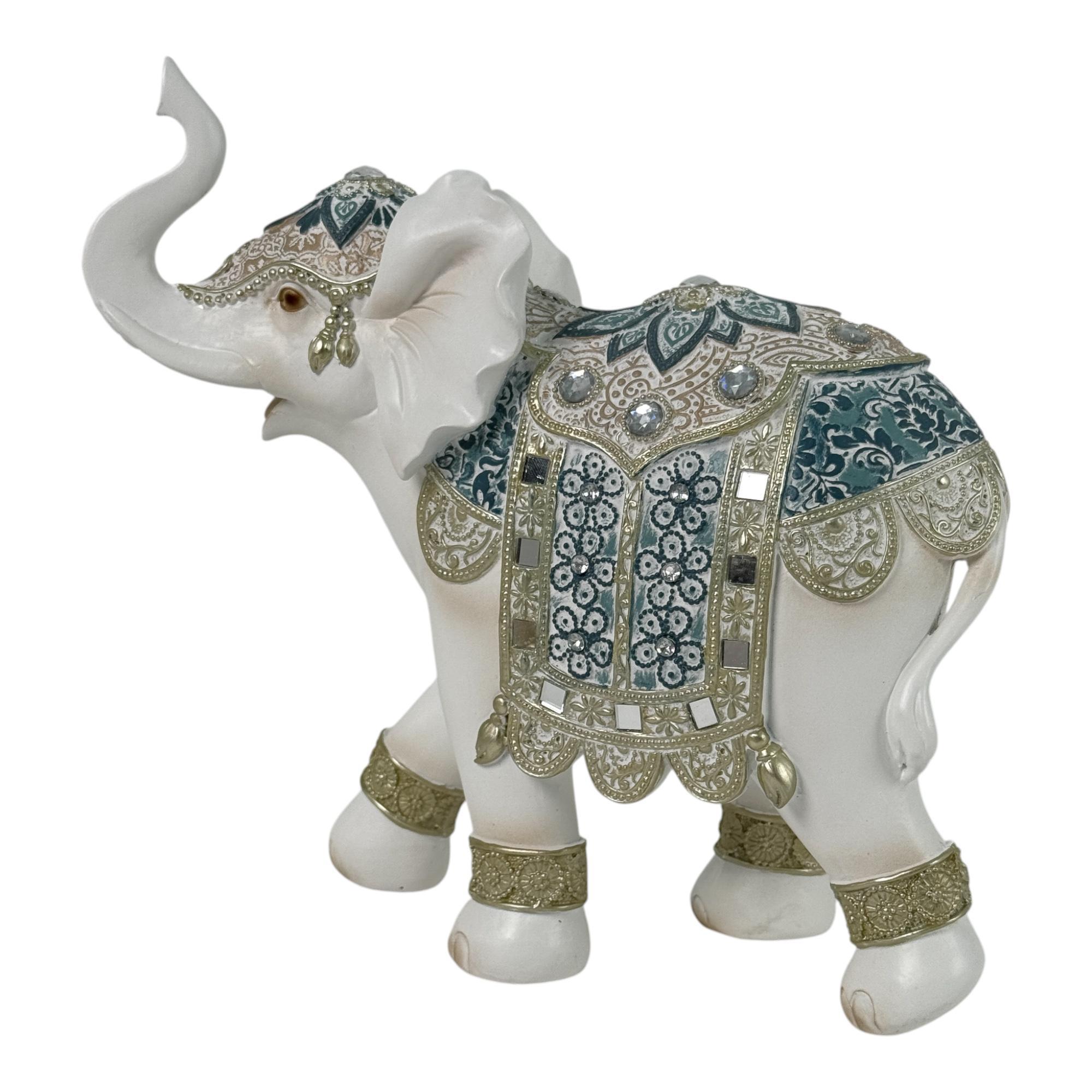 DECORAÇÃO DE ELEFANTE 25,5X10X24 CM - 437-0420368