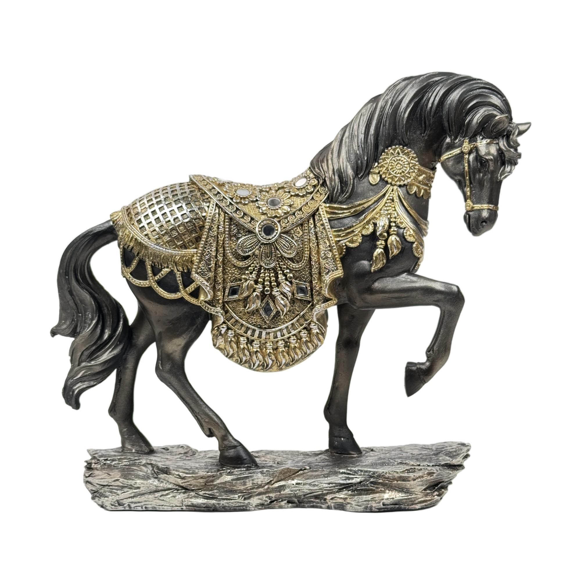 CAVALO DE DECORAÇÃO 30,5X7,5X27 CM - 437-0420425