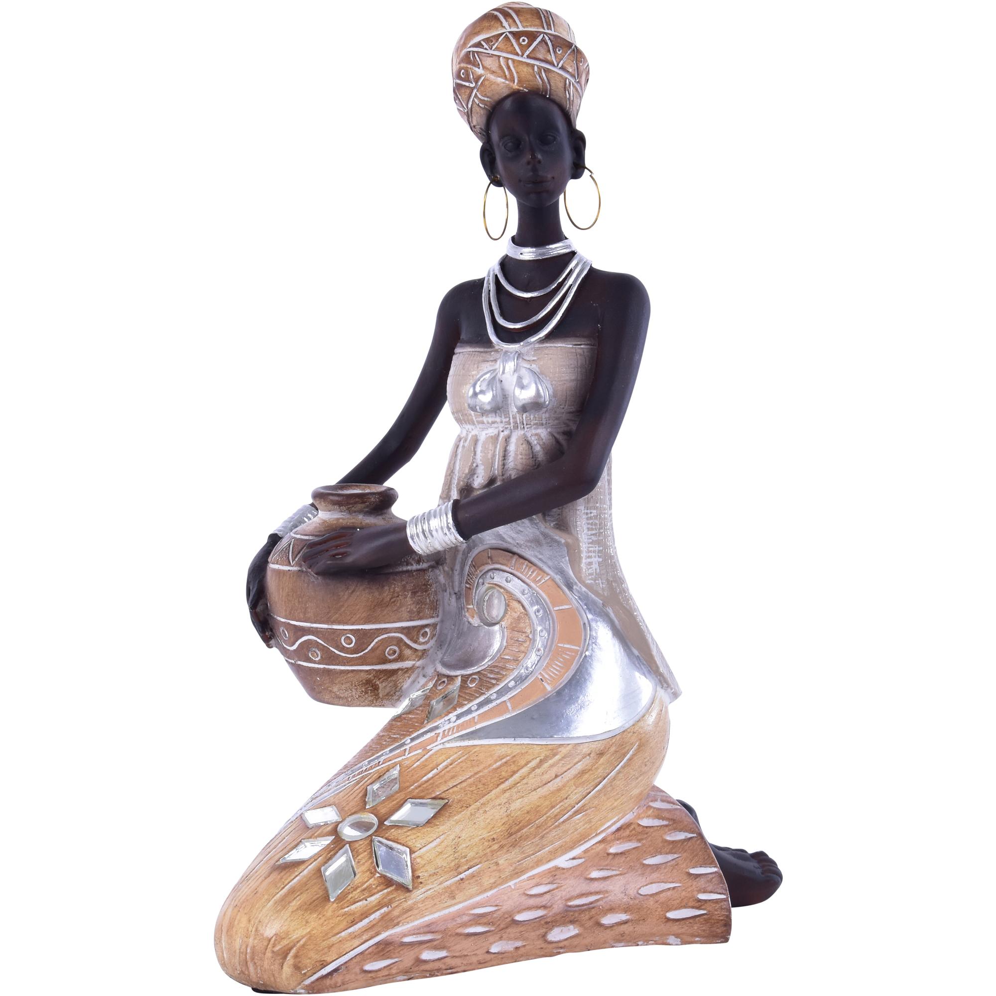 AFRICANA DECOR 10.5X15X21.5CM - 437-047267