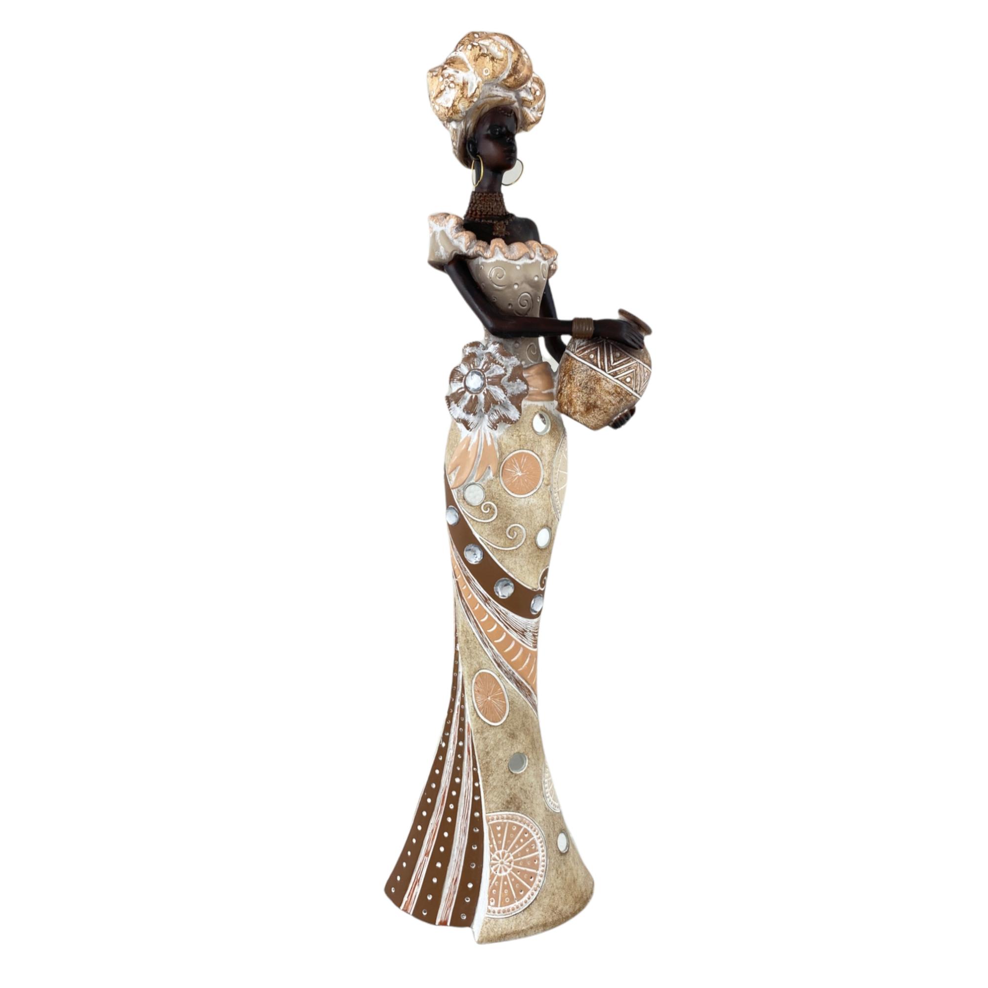 AFRICANA DECOR 13X9X46CM - 437-049113