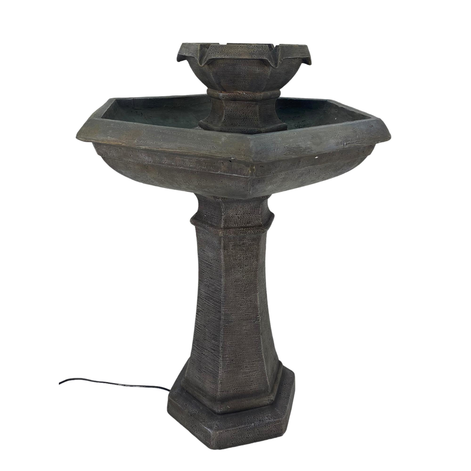 FOUNTAIN WITH  LIGHT WITH  LIGHT 53X53X71CM - 437-4610696/1