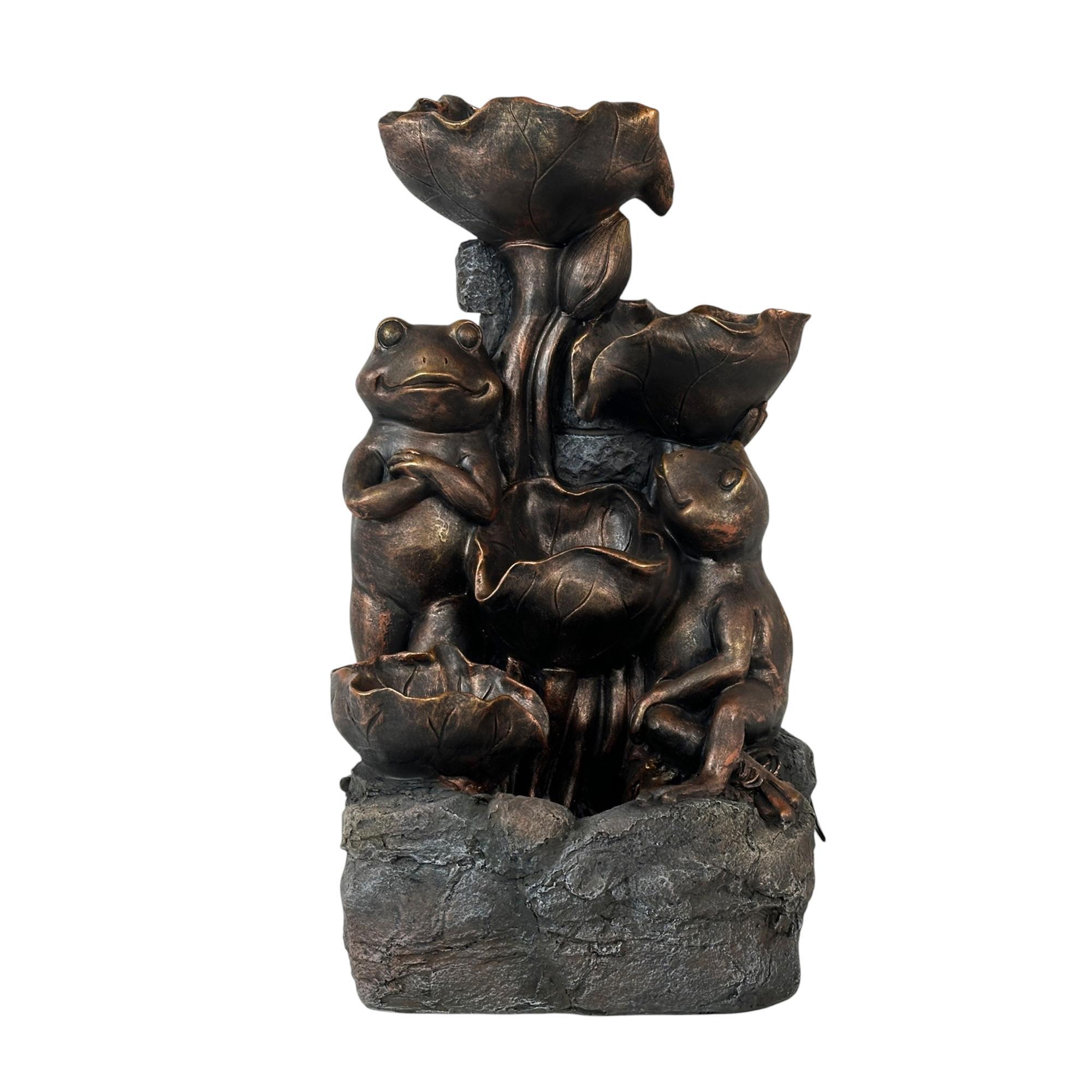 POLY FOUNTAIN W / LIGHT - 437-4620140/1
