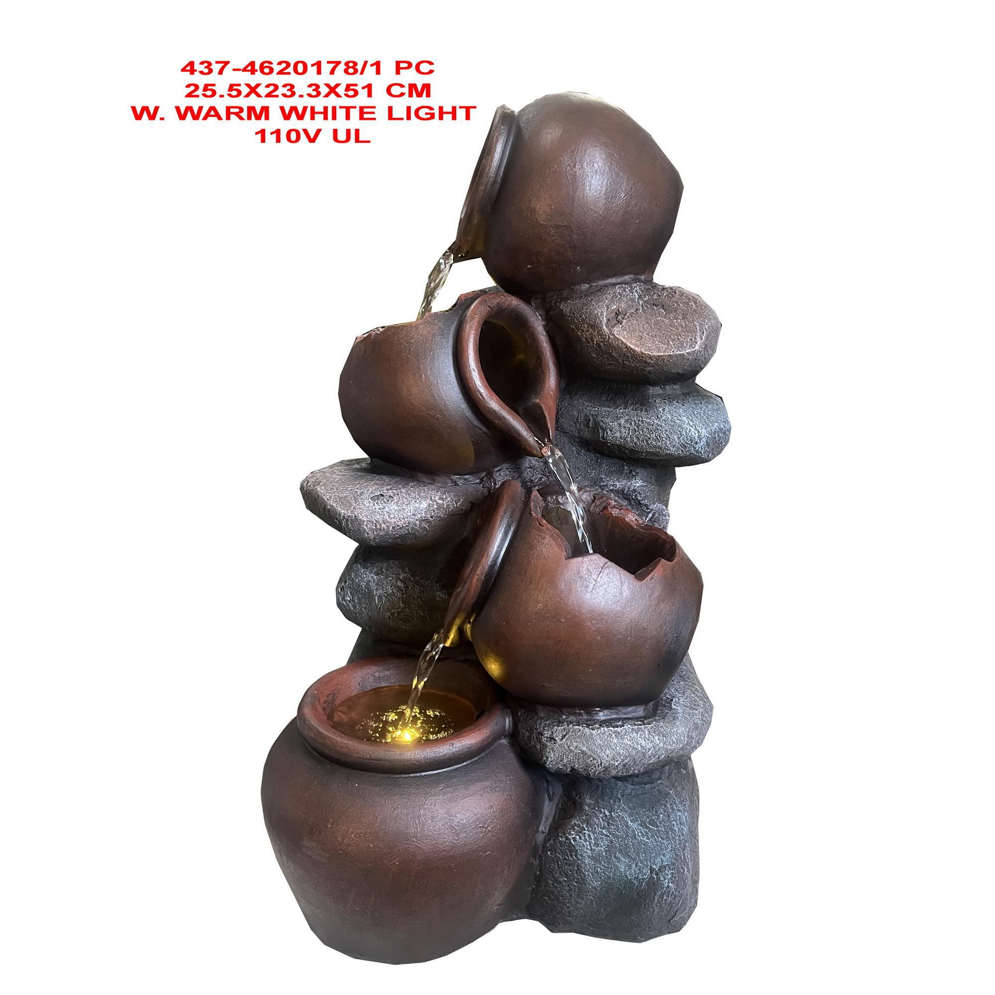 FUENTE CON LUZ  C/LUZ 110V 25. - 437-4620178/1