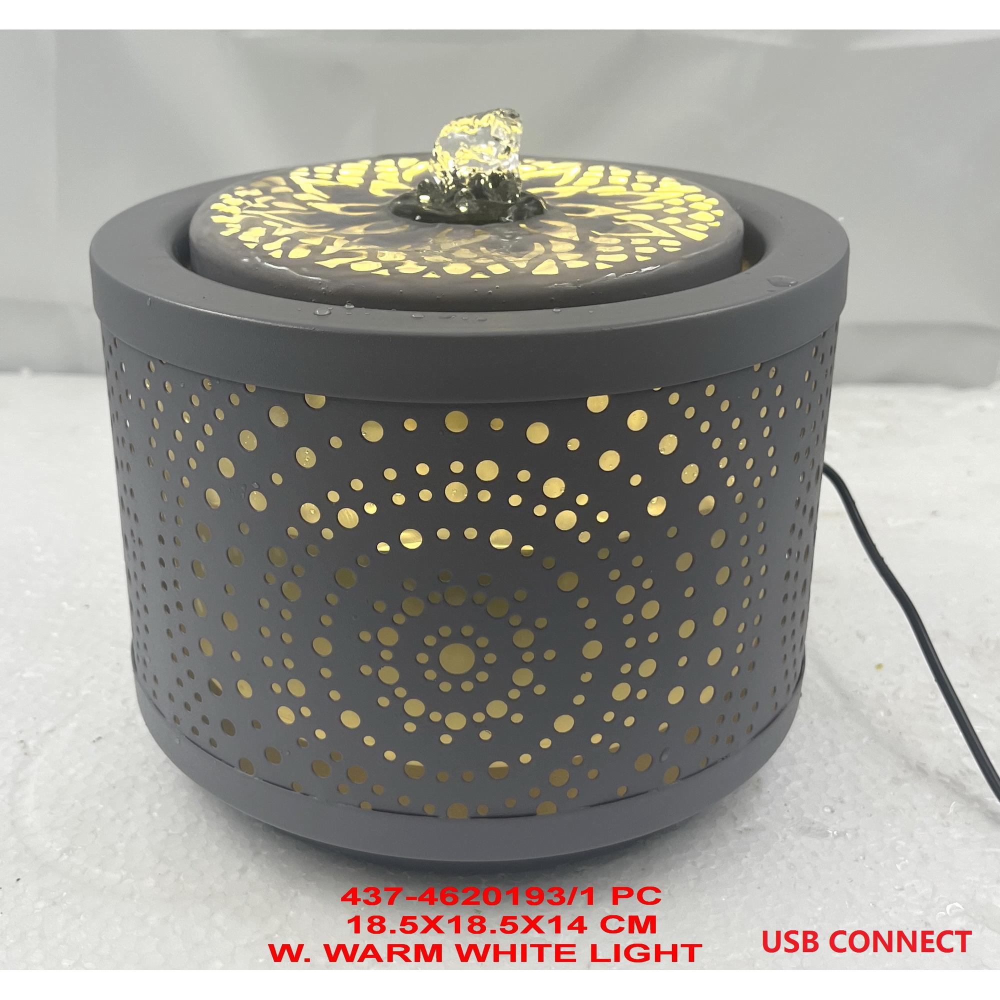 FUENTE CON LUZ  C/LUZ  18.5X18 - 437-4620193