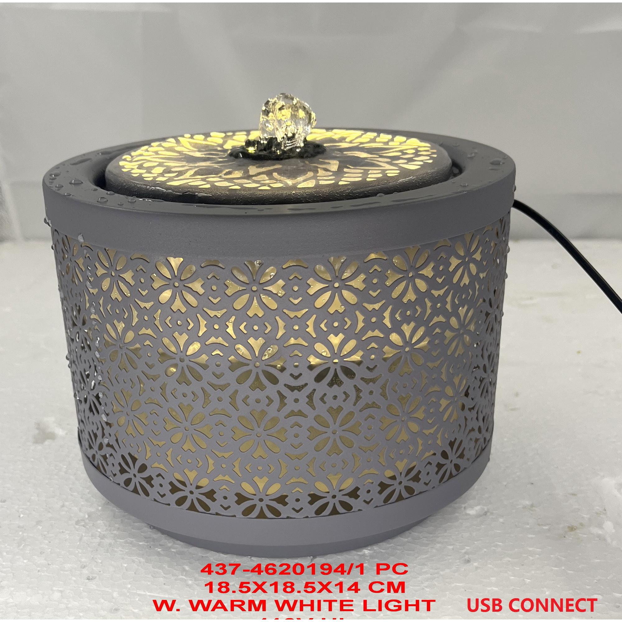 FUENTE CON LUZ  C/LUZ  18.5X18 - 437-4620194