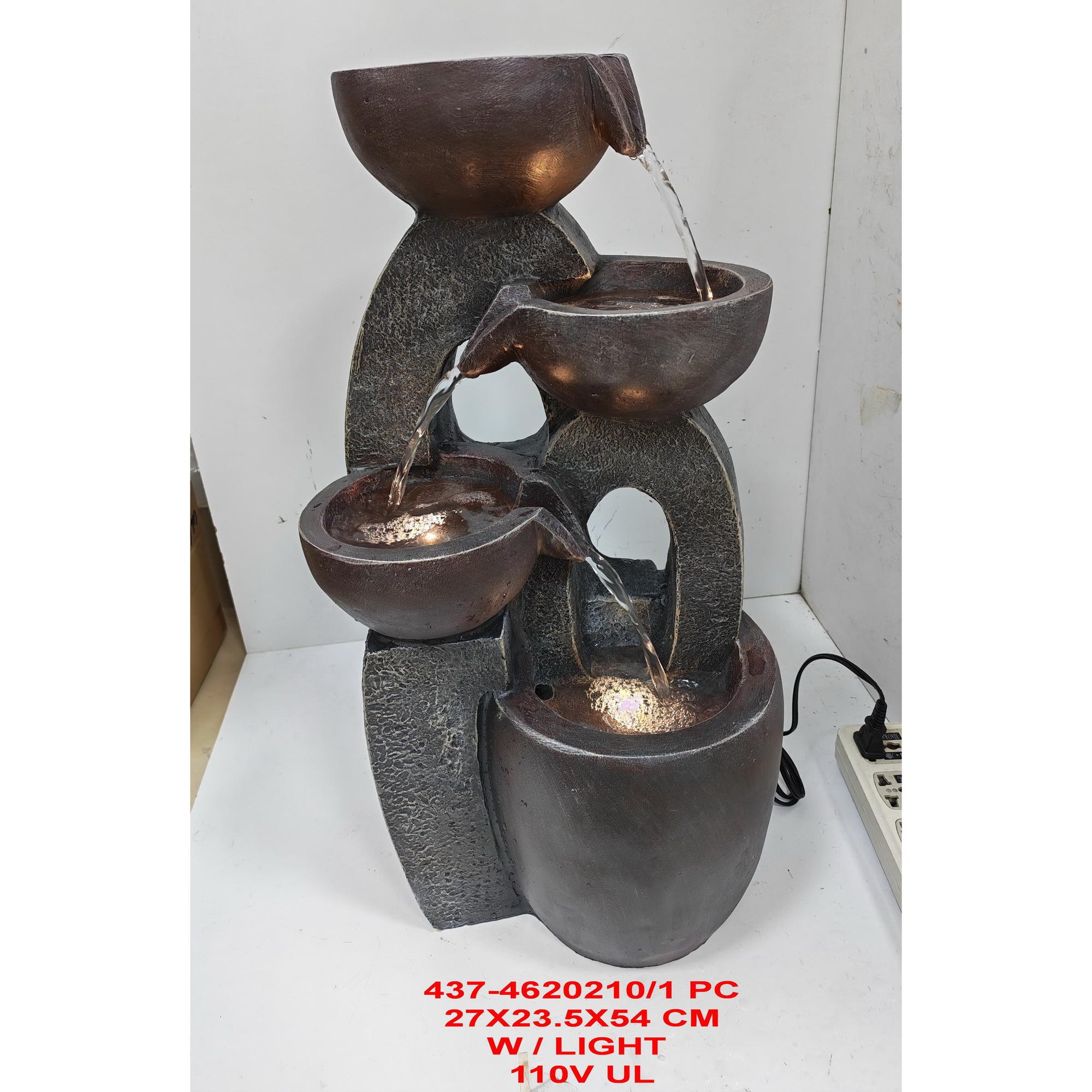 FONTE COM LUZ 110V 27X23,5X54 - 437-4620210/1