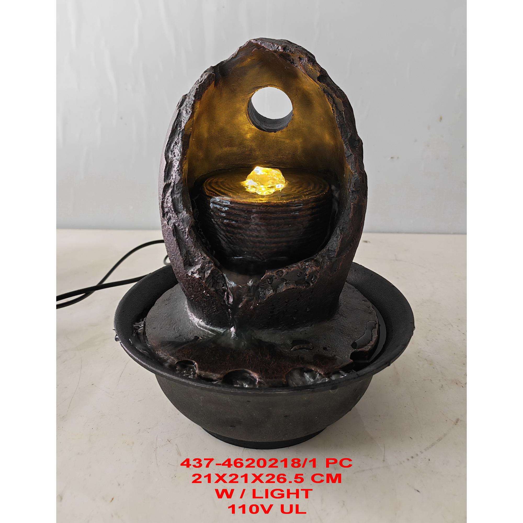 FONTE COM LUZ 110V 21X21X26.5 - 437-4620218/1