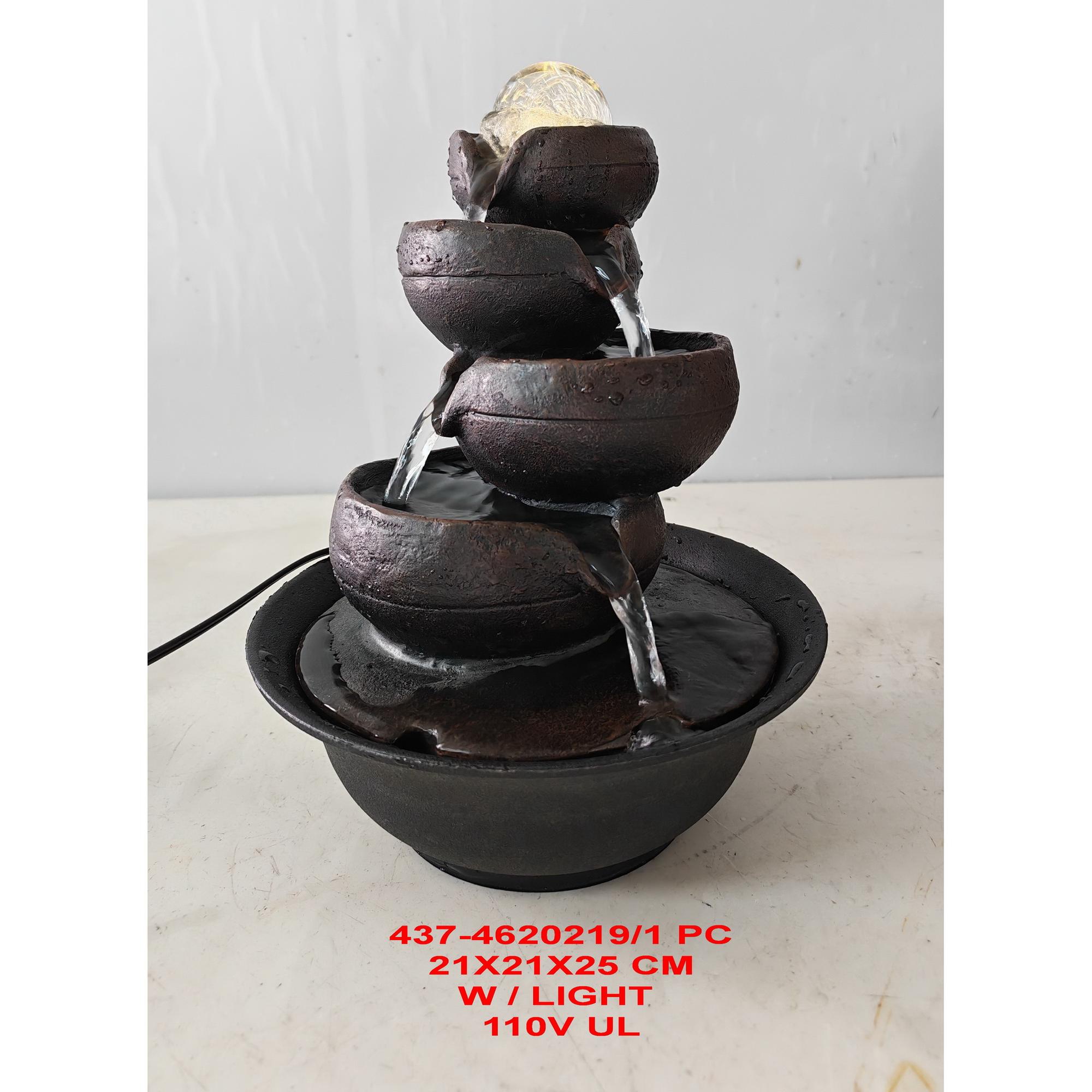 FONTE COM LUZ 110V 21X21X25CM - 437-4620219/1