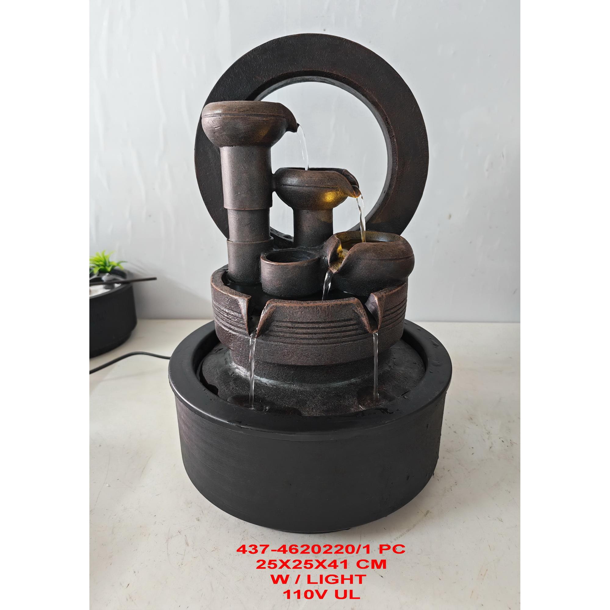 FONTE COM LUZ 110V 25X25X40CM - 437-4620220/1