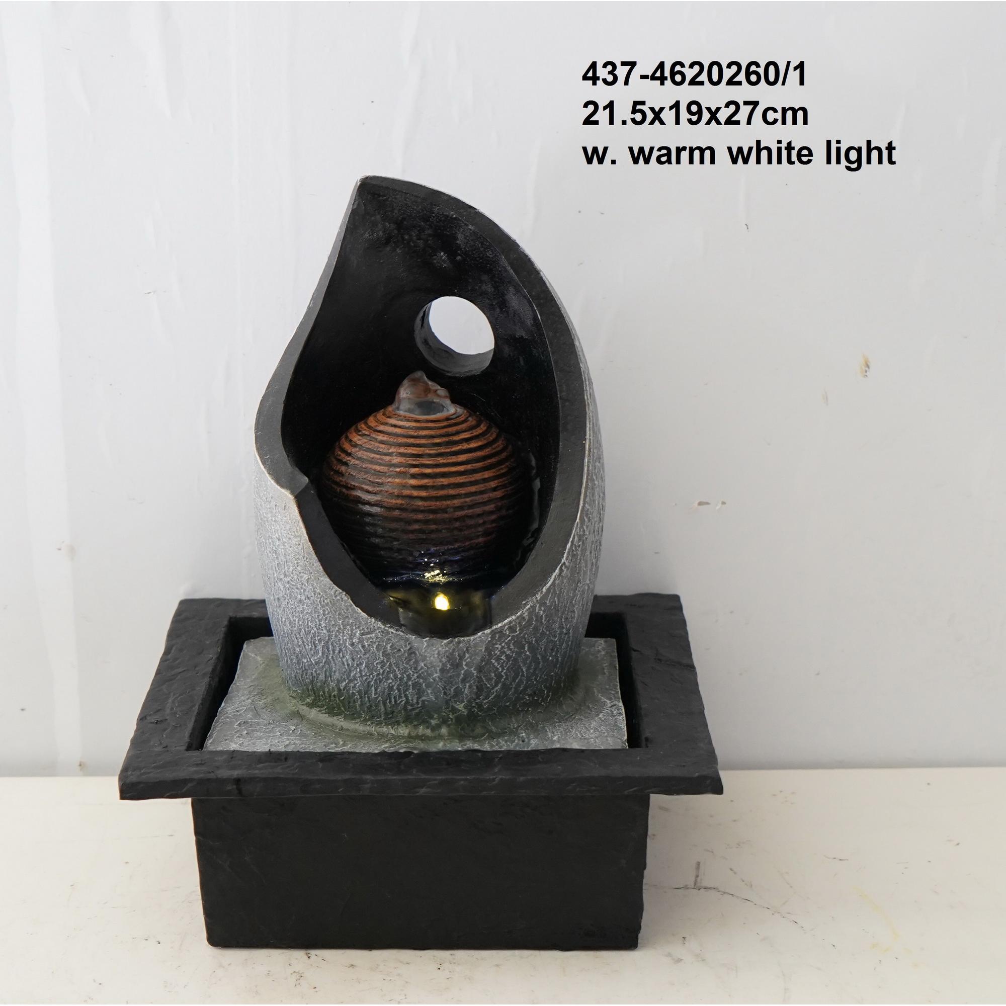 plastic fountain light - 437-4620260/1