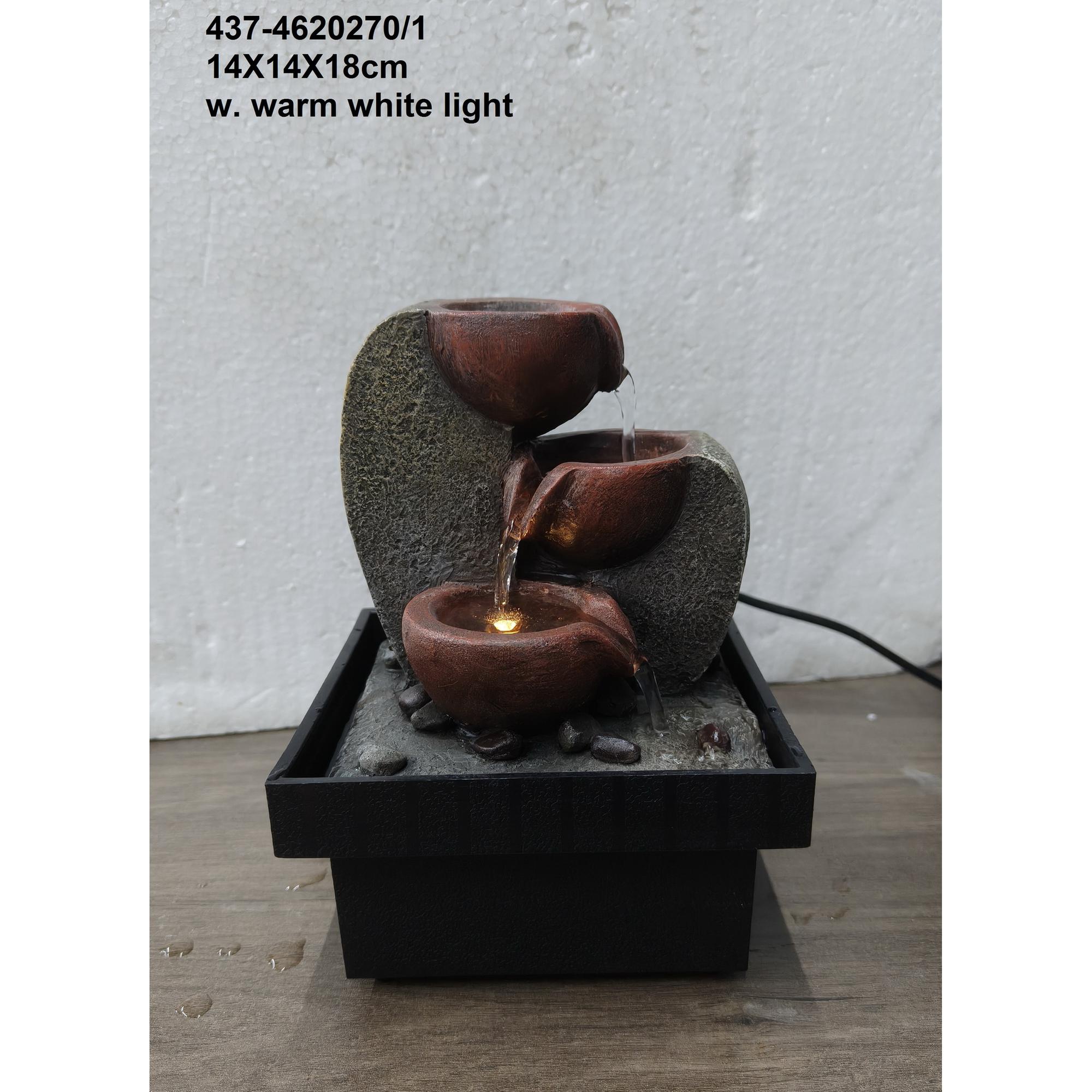plastic fountain light - 437-4620270/1