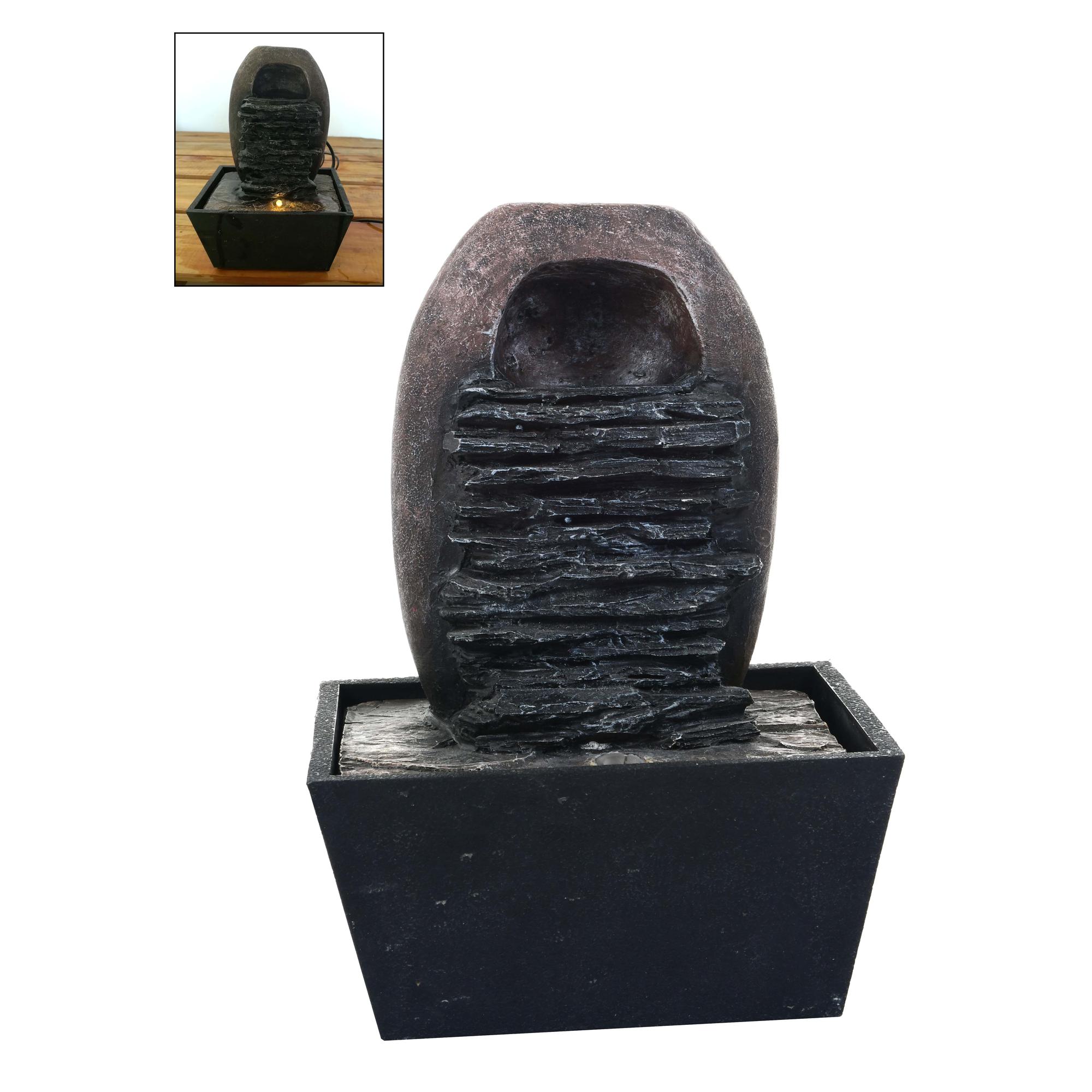 FUENTE C/ LUZ 13X10X18CM - 437-465212/1