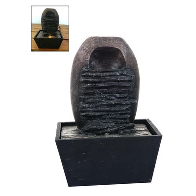 FUENTE C/ LUZ  13X10X18CM