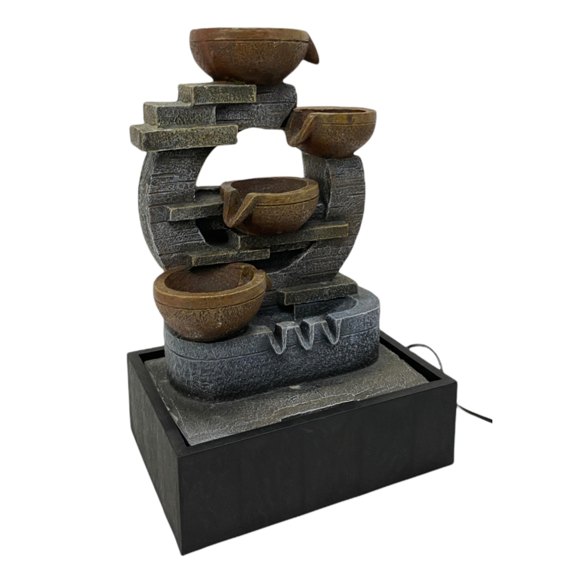 POLY / PLASTIC FOUNTAIN W / LIGHT - 437-469264/1