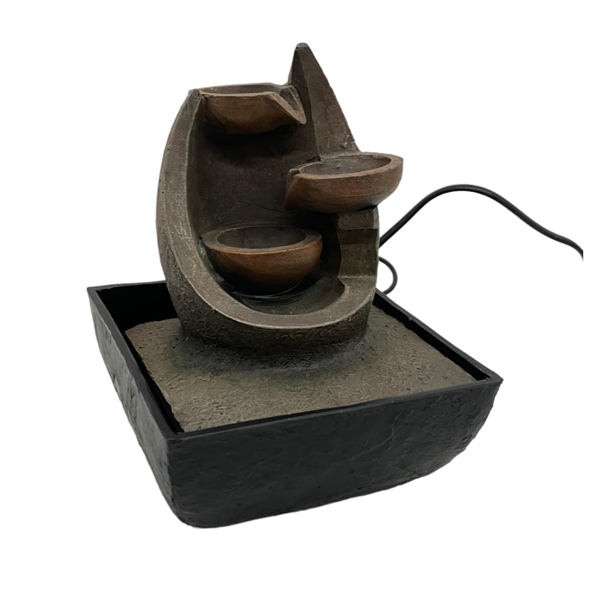 FUENTE C/LUZ 13.3X13.3X17CM - 437-469612/1