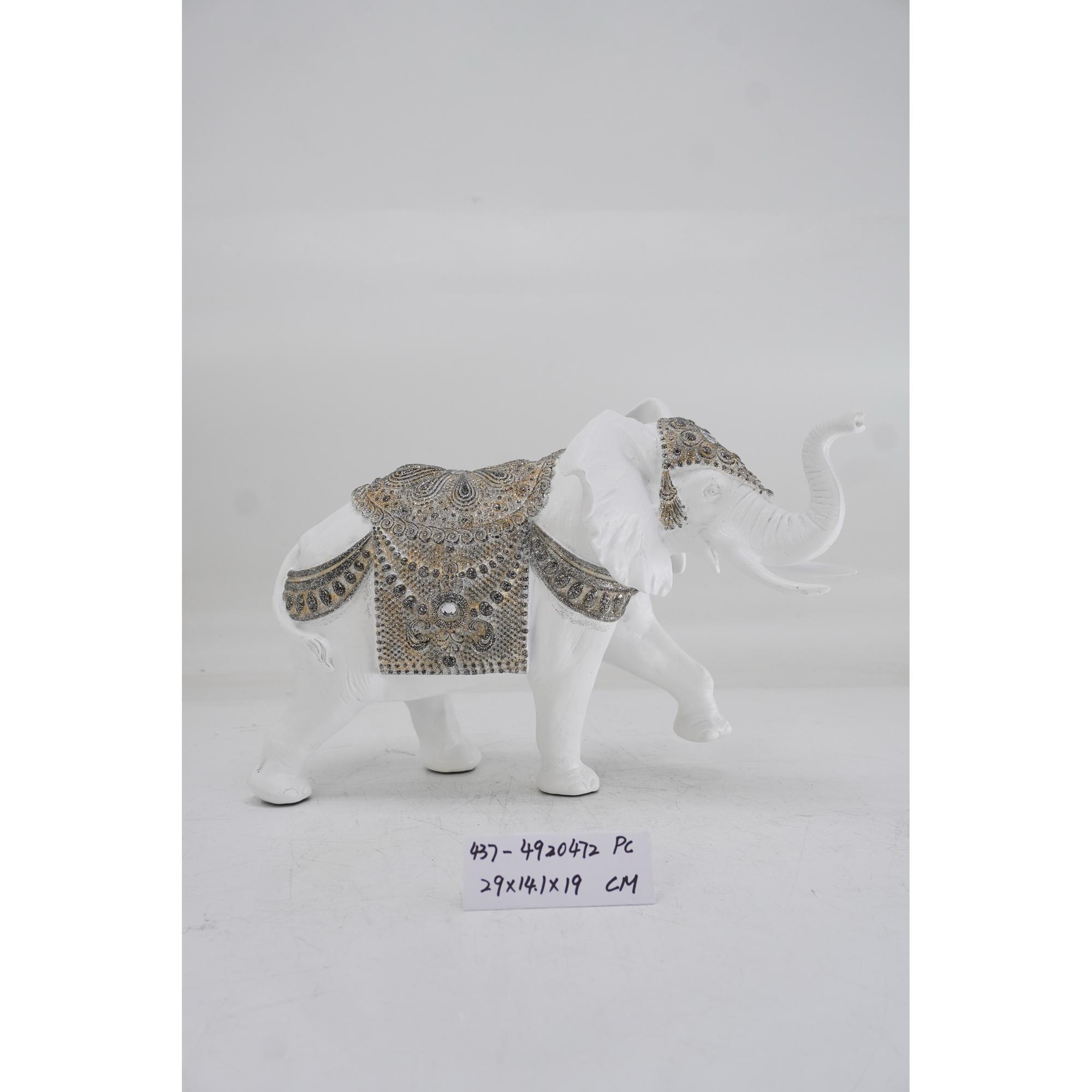 ELEFANTE DE DECORAÇÃO 29X14.1X19CM - 437-4920472