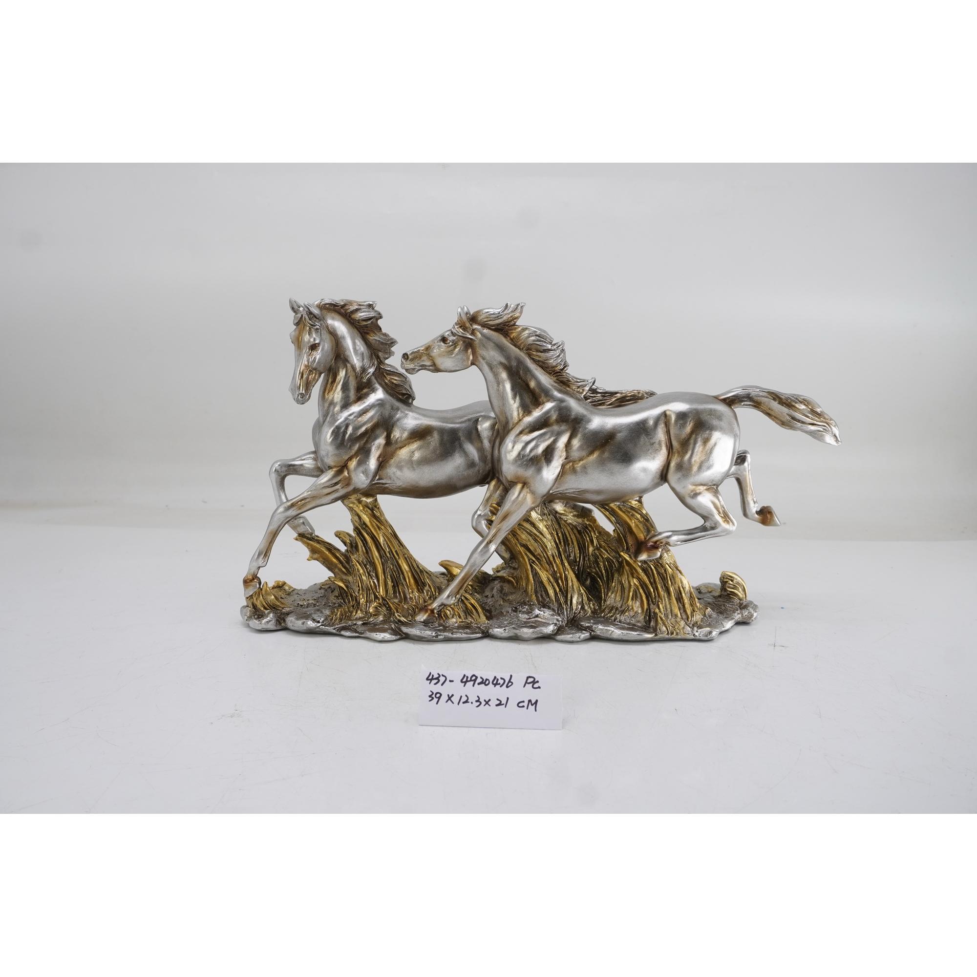 CABALLOS DECOR 39X12.3X21CM - 437-4920476