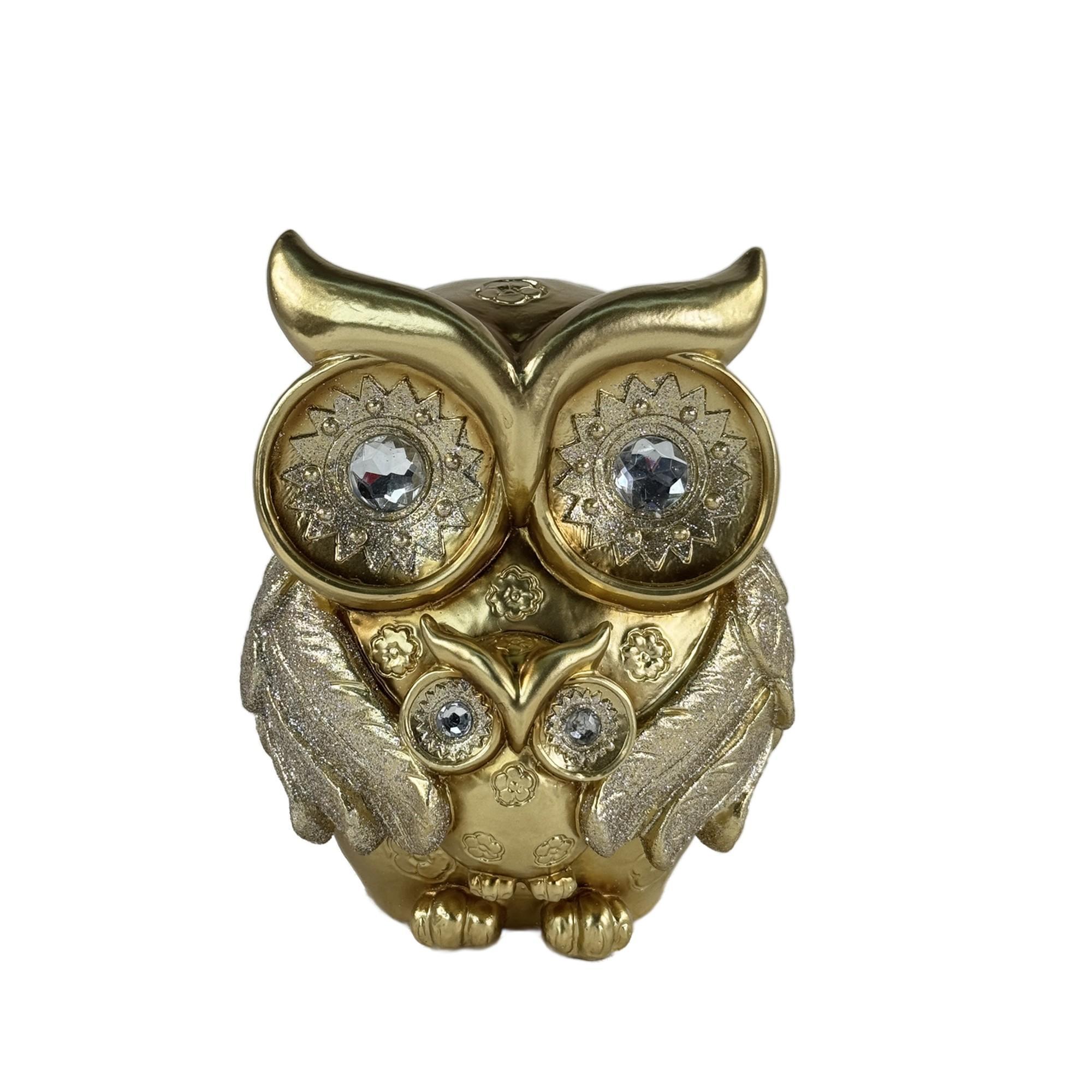 CORUJA DE DECORAÇÃO 13,5X11,2X17 CM - 437-4920496