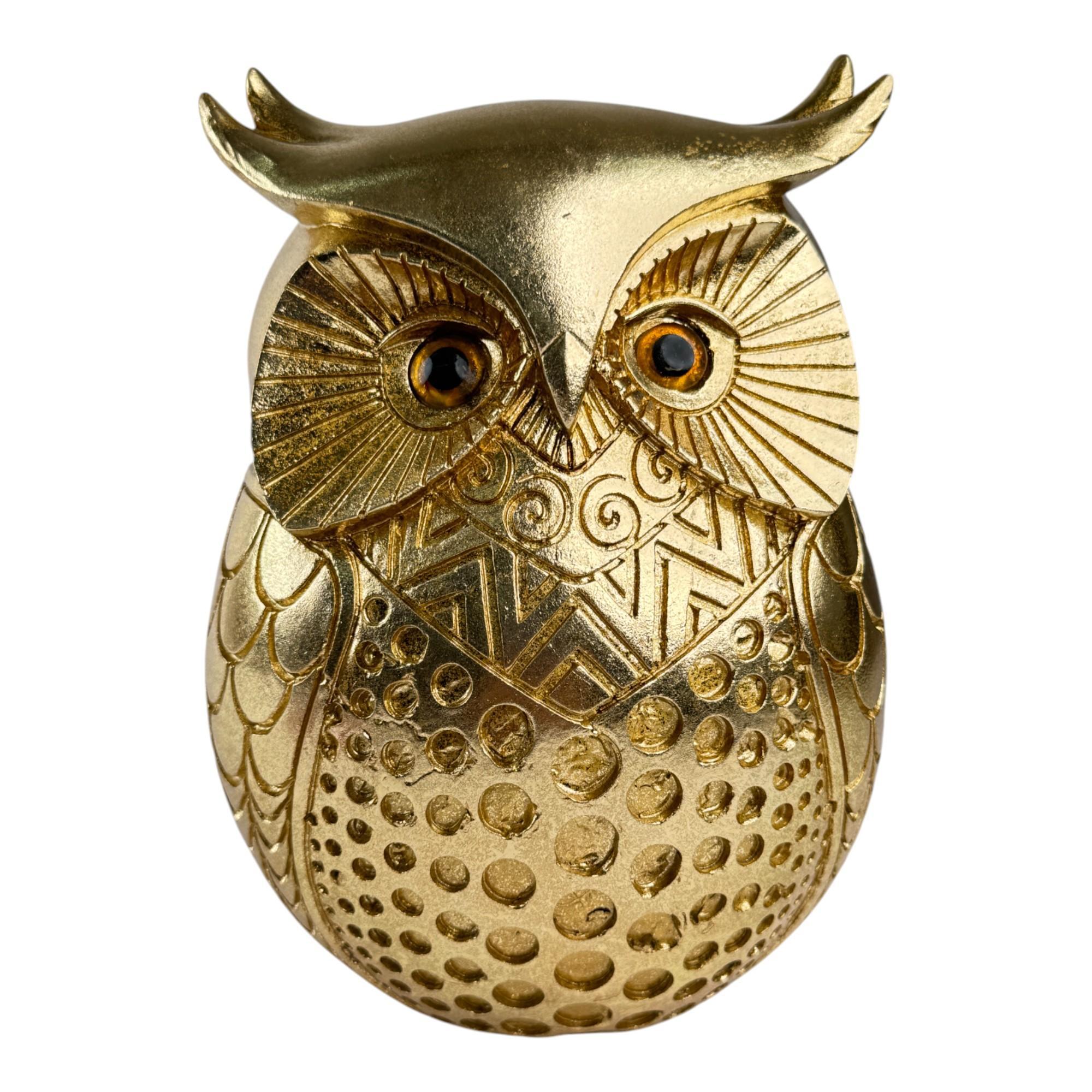 CORUJA DE DECORAÇÃO 15,5X12,5 X 20,5 CM - 437-8020015