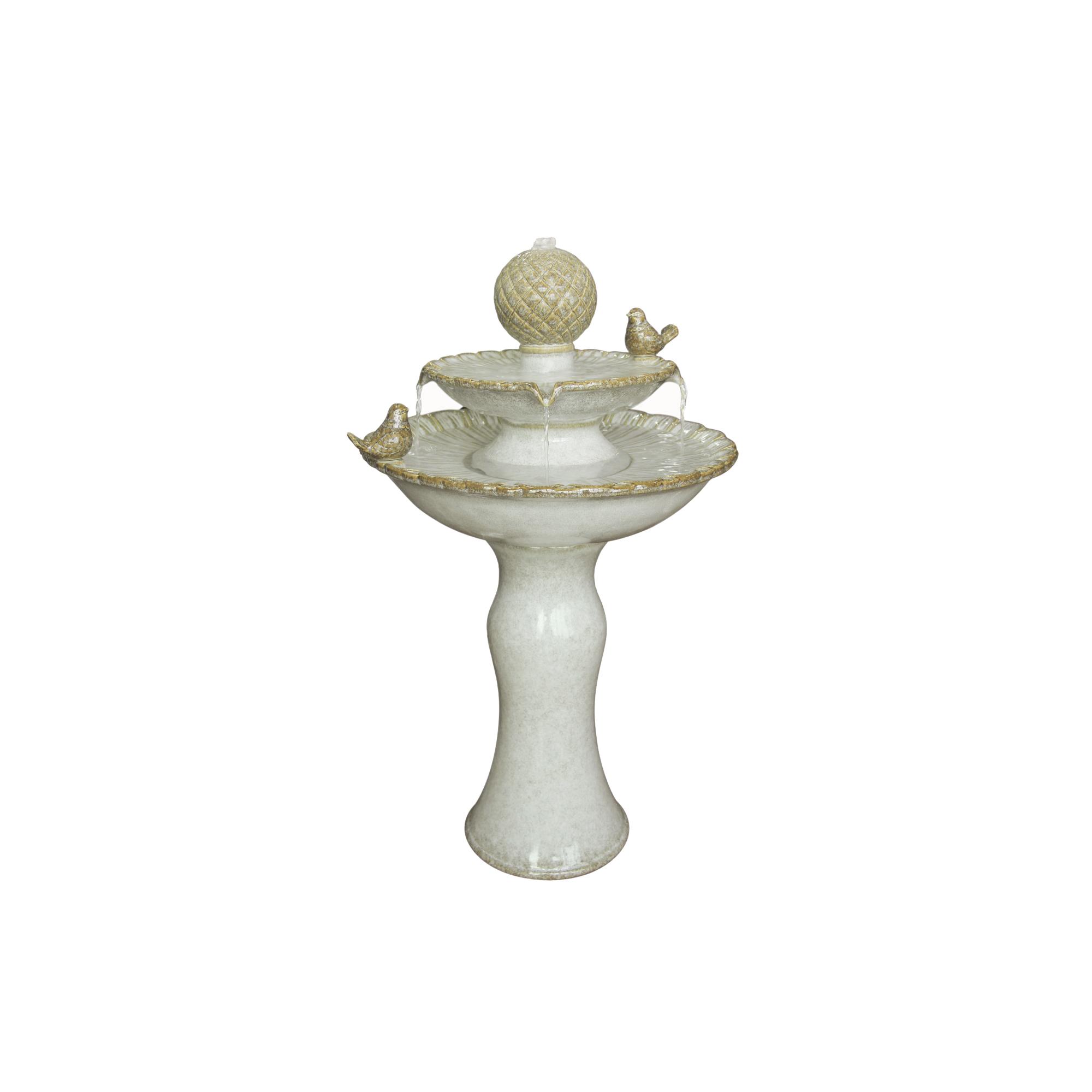 CERAMIC 110V FOUNTAIN W/ ADDAP - 438-4012435/1
