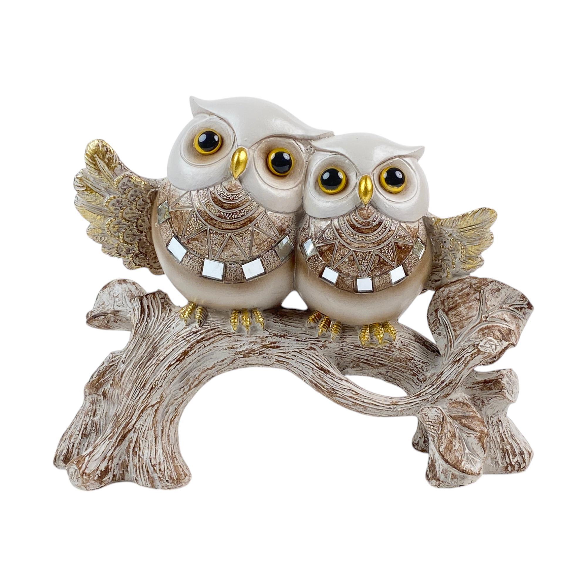 CORUJA DE DECORAÇÃO 22,5X8,5X17CM - 439-3510007