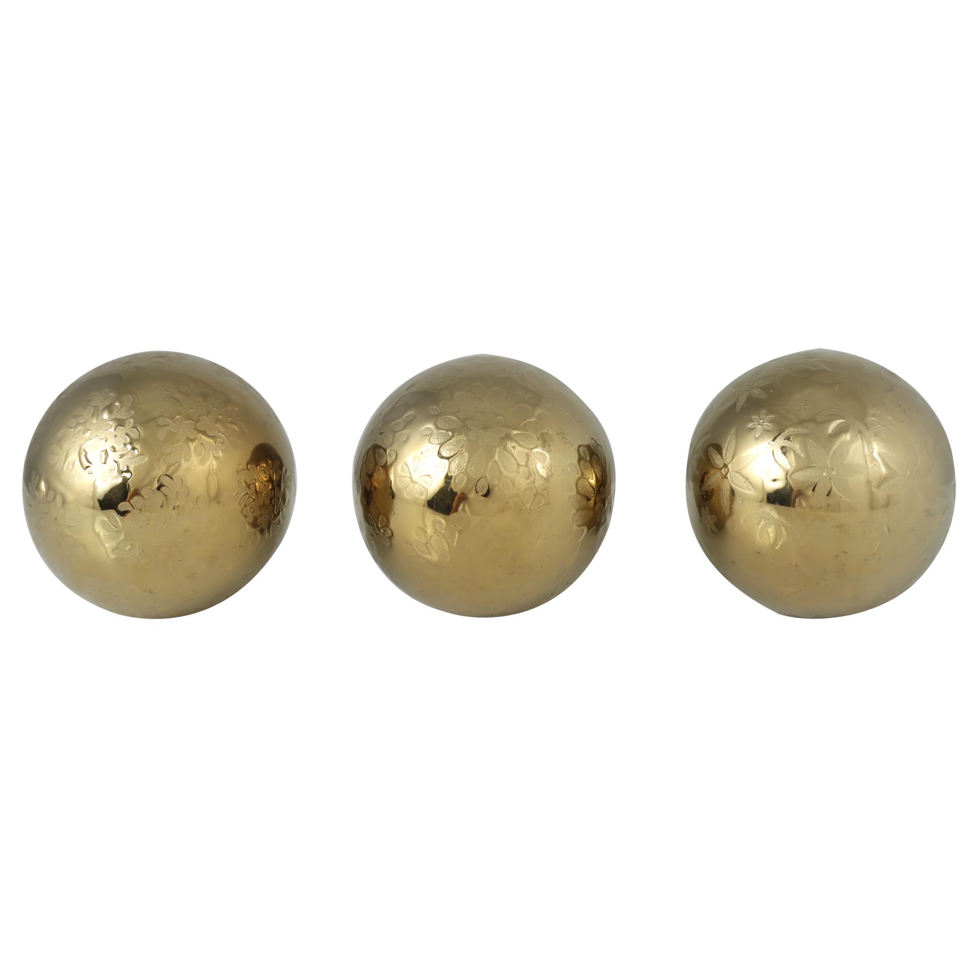 ESFERAS DECOR 3 SURT 8X8X8CM - 442-540134