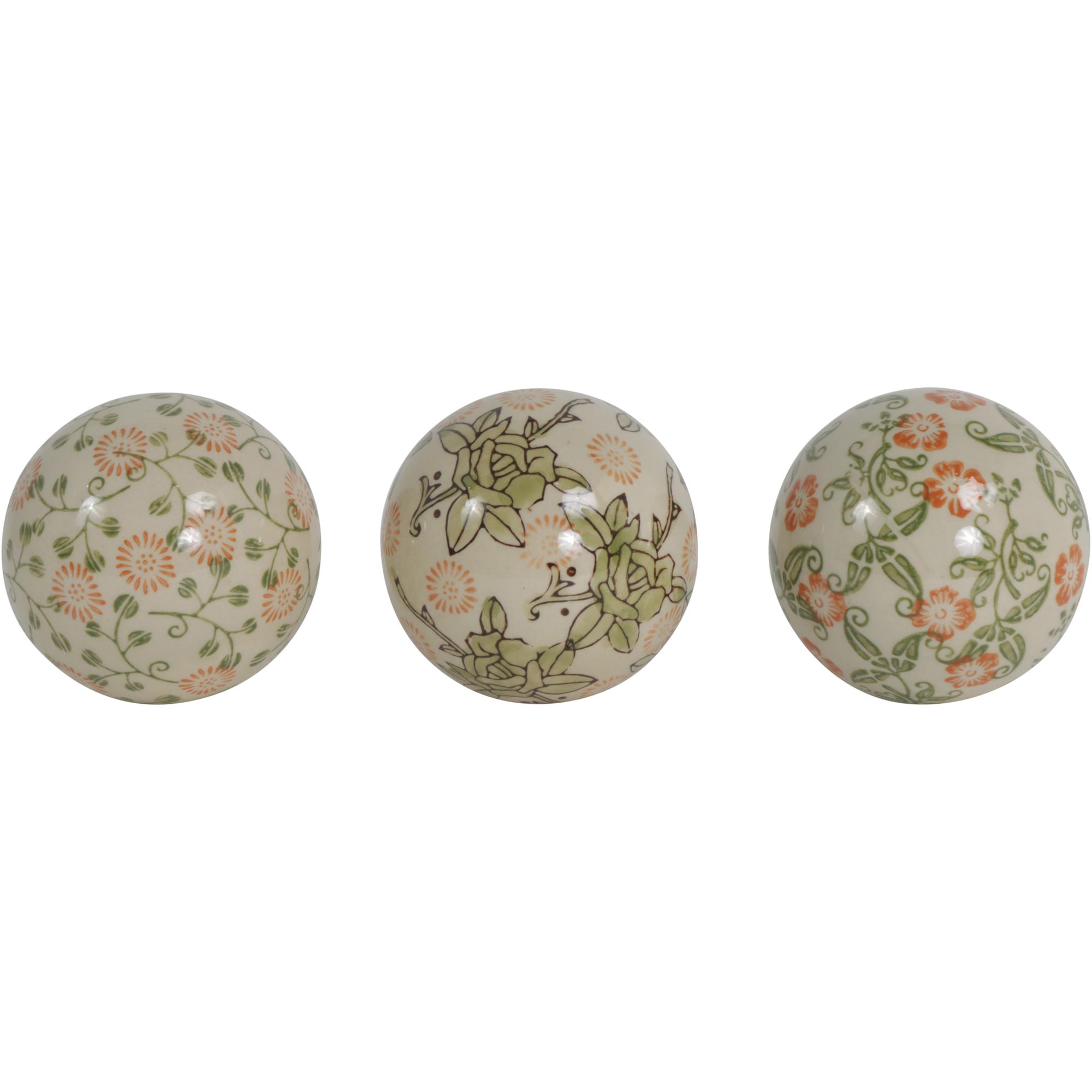 ESFERAS DECOR 3 SURT 8X8X8CM - 442-540137